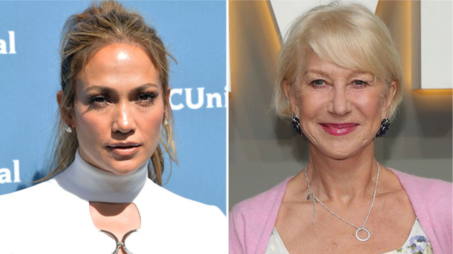 Jennifer Lopez (left) and Helen Mirren. (Photos: Getty Images)