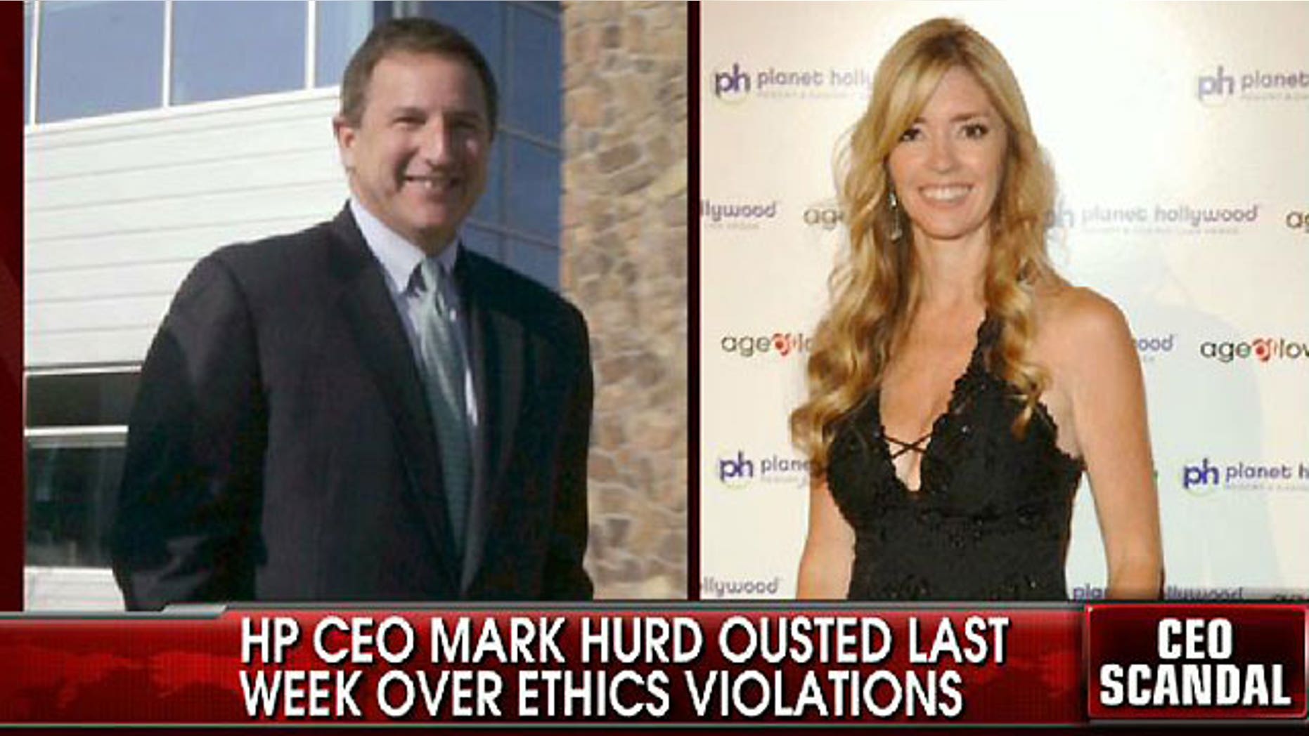 Former HP CEo Mark Hurd and Jodie Fisher.