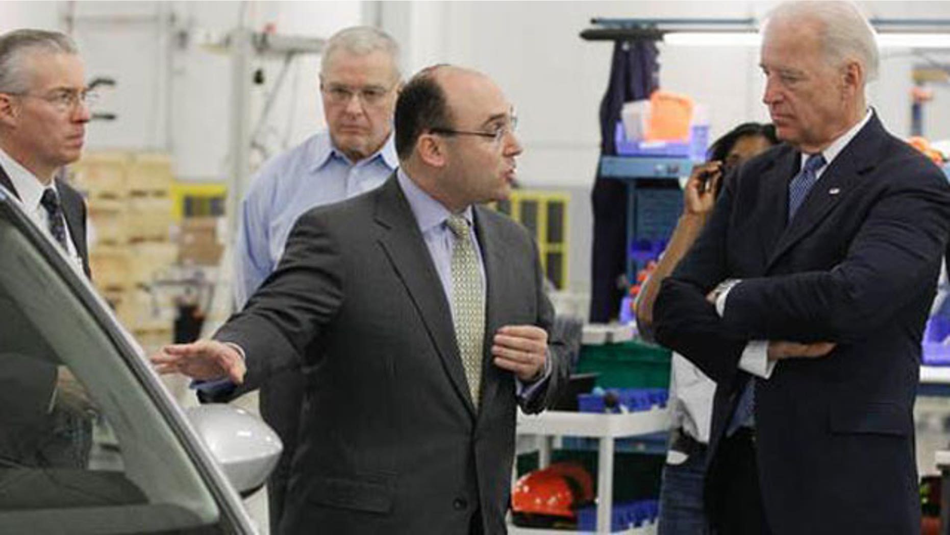 January 26, 2011: Vice President Joe Biden tours Ener1 in Greenfield, Ind.