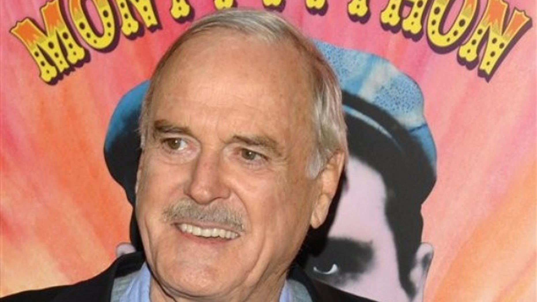 Actor John Cleese attends the IFC and BAFTA premiere of "Monty Python: Almost The Truth (The Lawyers Cut)", in New York, on Thursday, Oct. 15, 2009. (AP Photo/Peter Kramer)