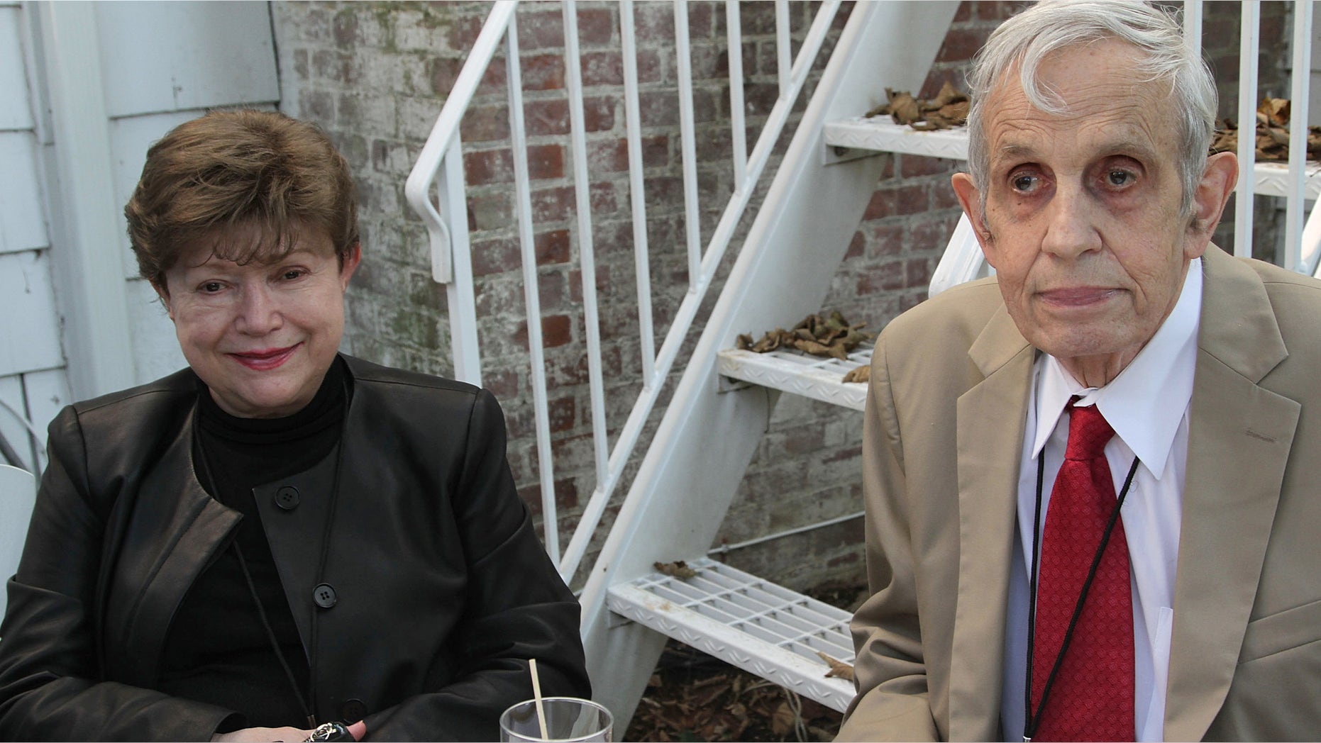 EAST HAMPTON, NY - OCTOBER 05: John Nash and wife Alicia Nash attend the Nobel Laureate Exhibition Reception during the 20th Hamptons International Film Festival at The Maidstone Hotel on October 5, 2012 in East Hampton, New York. (Photo by Sonia Moskowitz/Getty Images)
