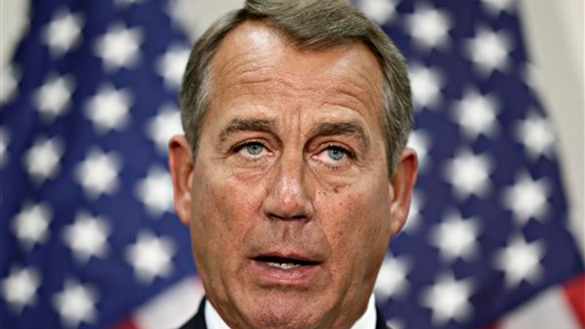 House Speaker John Boehner, above, and other congressional leaders met with Treasury Sec. Timothy Geithner Thursday to negotiate a deal that would avert a looming financial crisis.