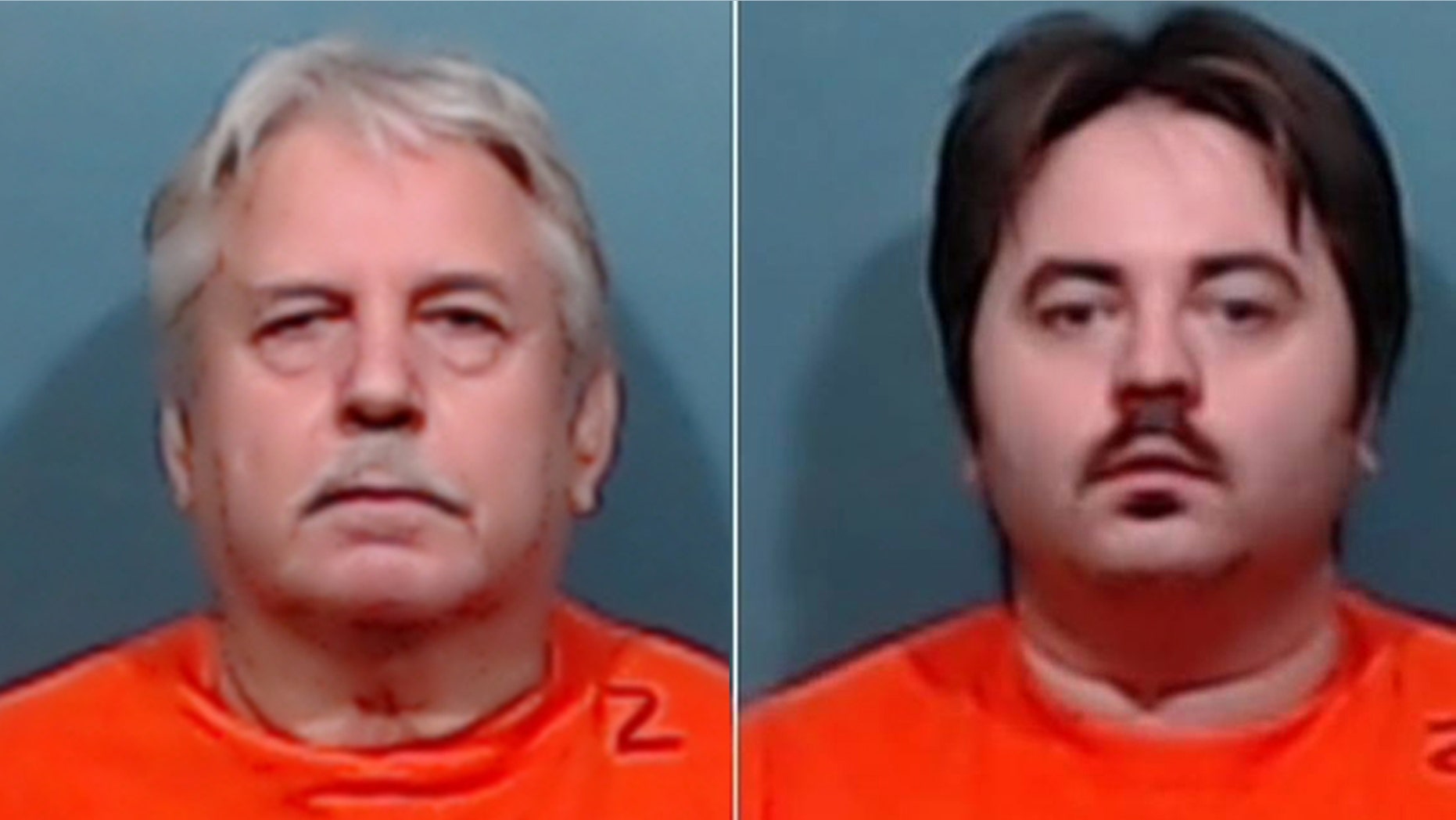 John Miller, left, and his son, Michael Miller, right, were charged with murder after their neighbor, Aaron Howard, was fatally shot on Sept. 1.