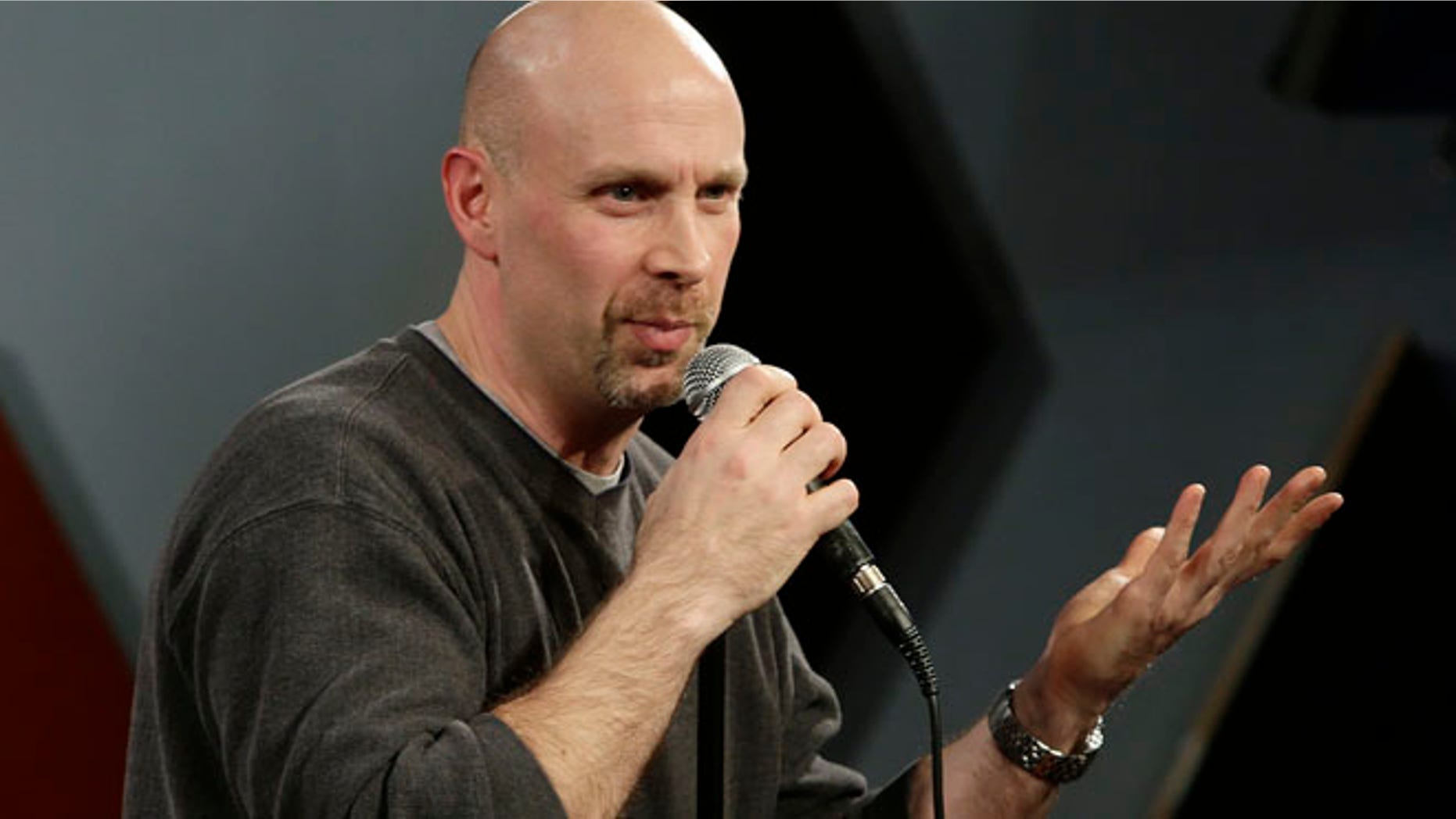 FILE: Vince A. Sicari, a South Hackensack, N.J., Municipal Judge, performs at a comedy club in New York.