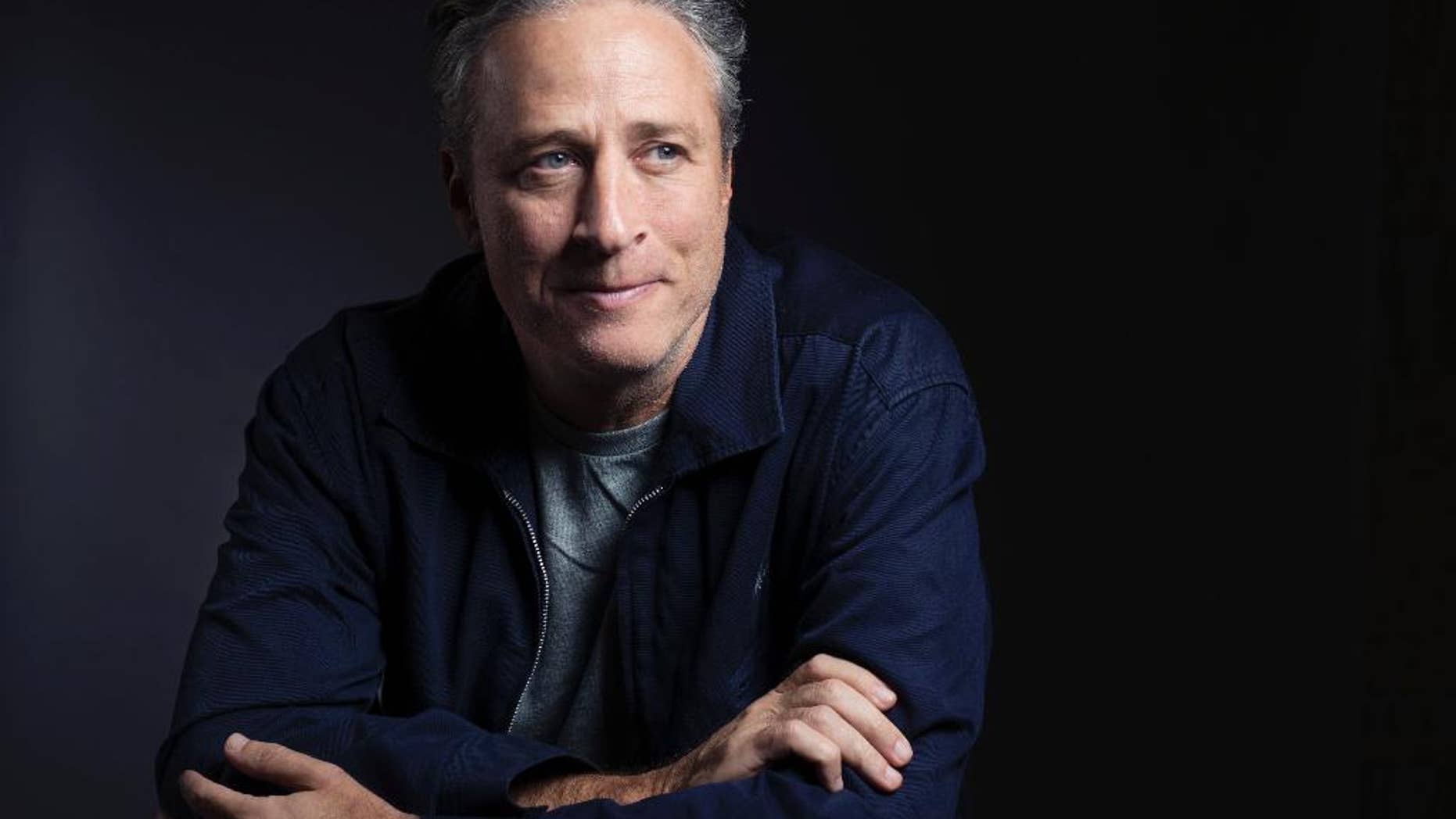 In this Nov. 7, 2014 photo, Jon Stewart poses for a portrait in promotion of his film,"Rosewater," in New York.