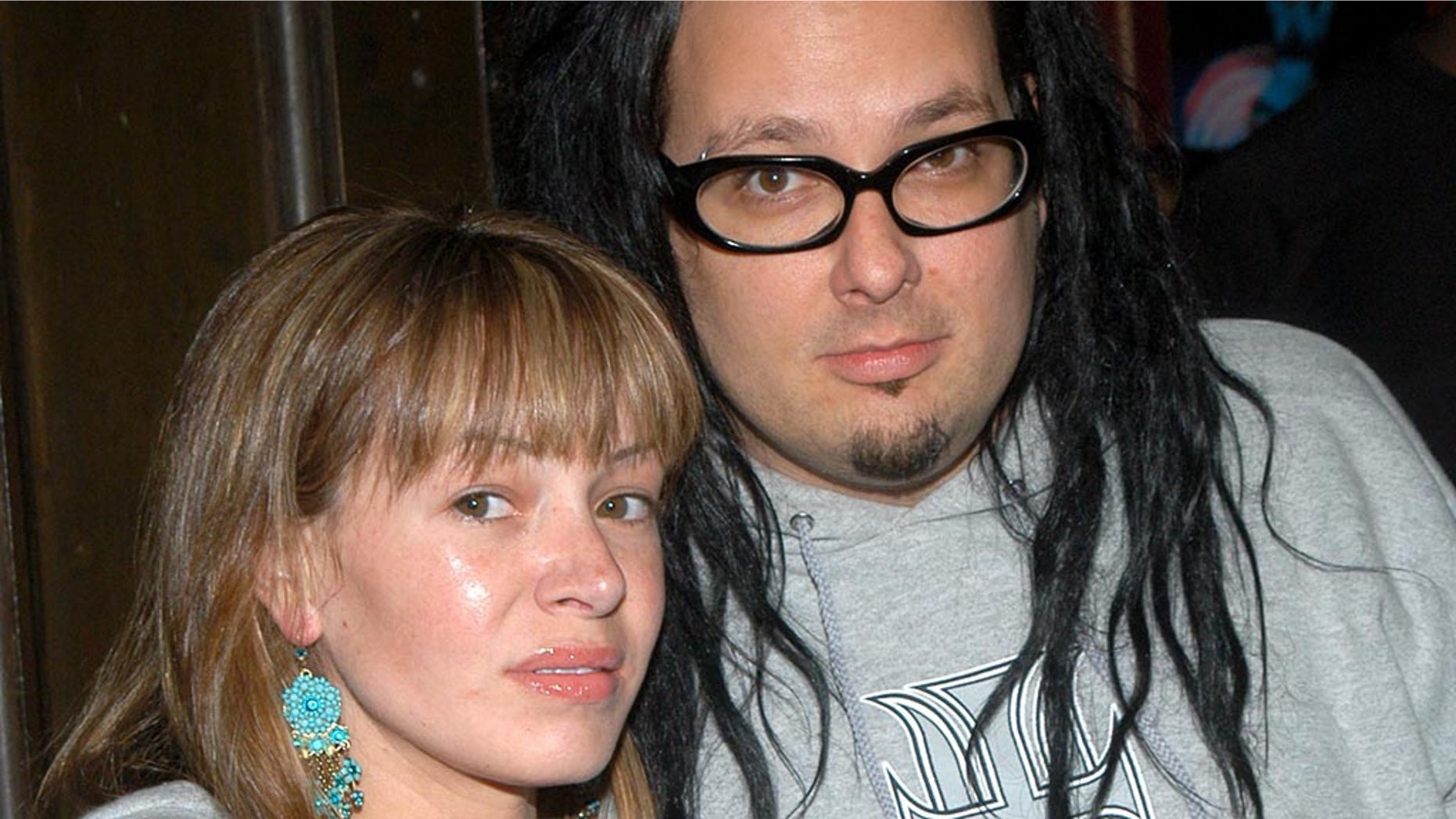Jonathan Davis, right, opened up about the death of his wife Deven Davis.