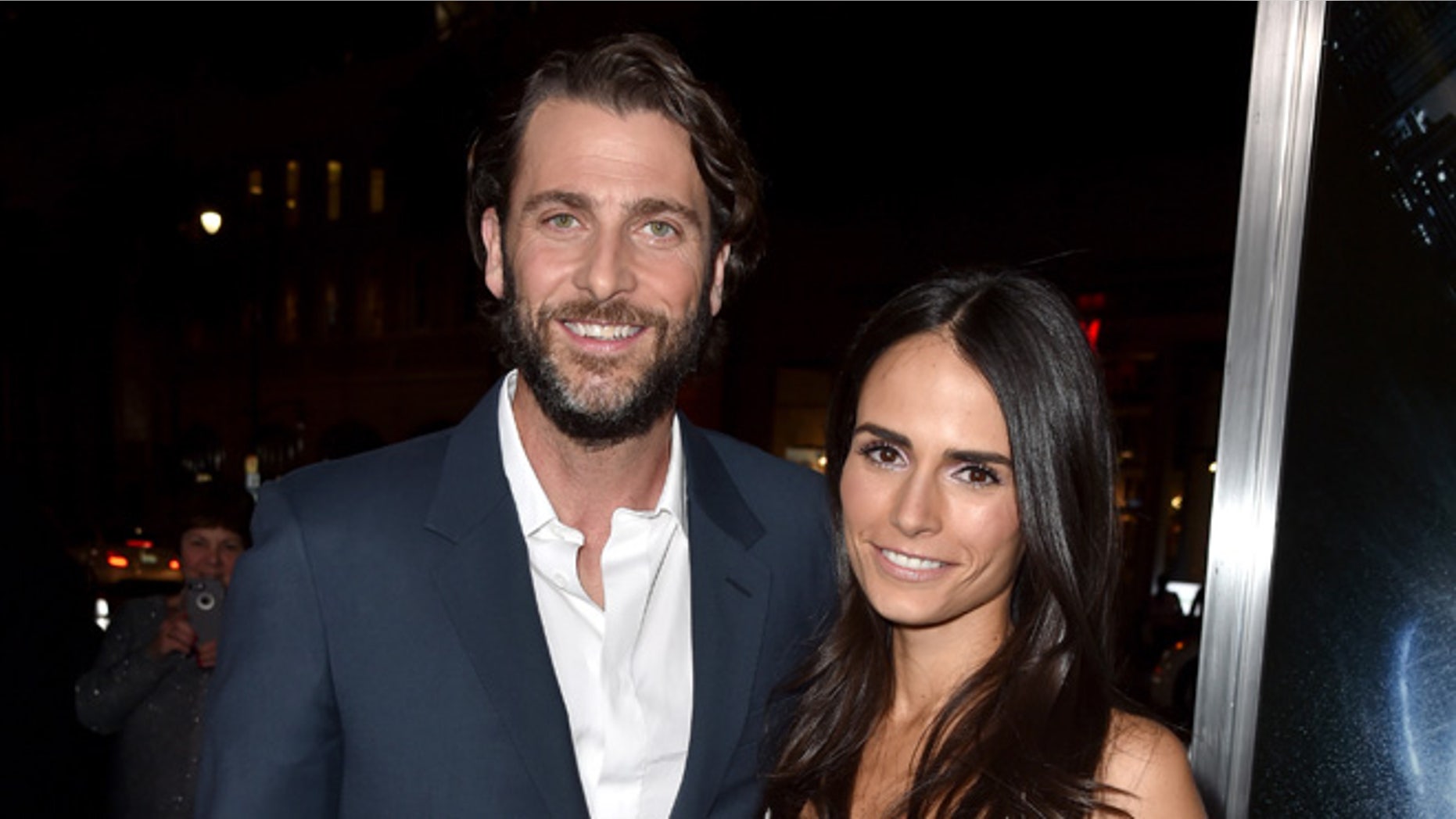 HOLLYWOOD, CA - JANUARY 27: Producer Andrew Form (L) and actress Jordana Brewster attend the premiere of Paramount Pictures' "Project Almanac" at TCL Chinese Theatre on January 27, 2015 in Hollywood, California. (Photo by Kevin Winter/Getty Images for Paramount Pictures International)