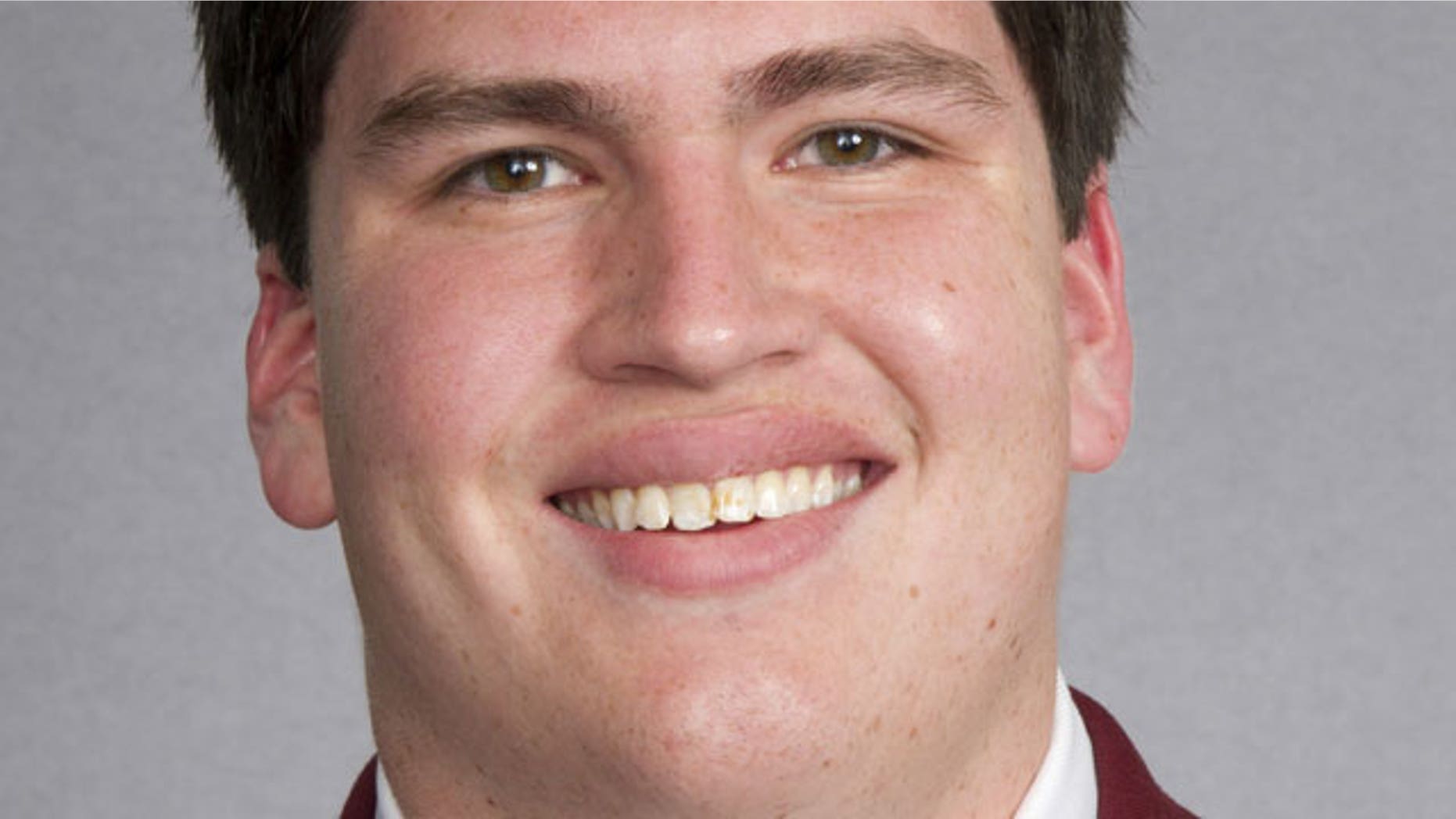 December 22, 2011: In this handout released by Texas A&M University, football player Joseph Villavisencio is shown in State College, Texas. Villavisencio, a senior offensive lineman, has been killed in a car accident, according to the university.