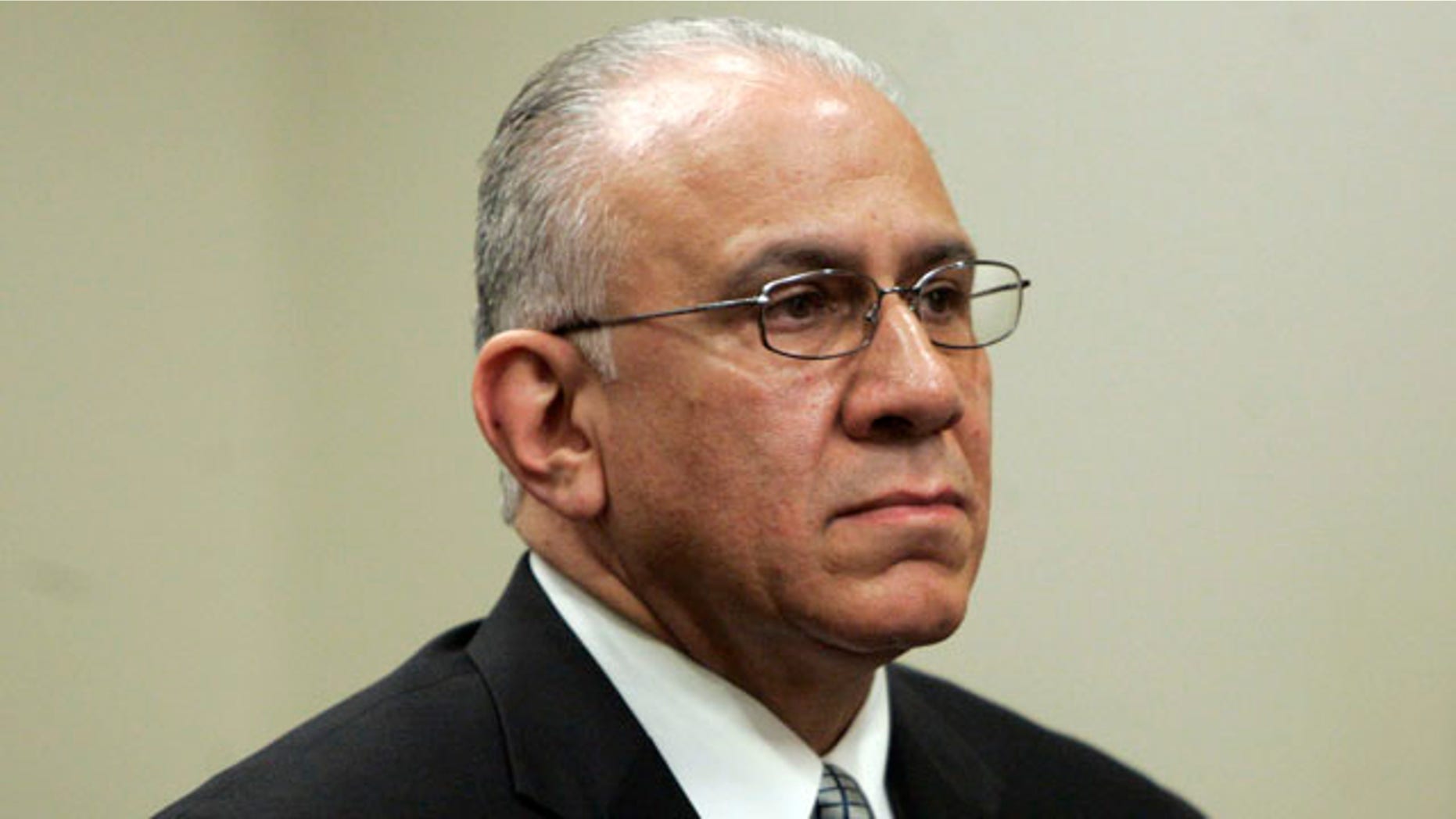 April 1, 2009: Former New Jersey Assemblyman and Perth Amboy Mayor Joseph Vas sits in Superior Court in New Brunswick, N.J., charged with accepting illegal campaign contributions.