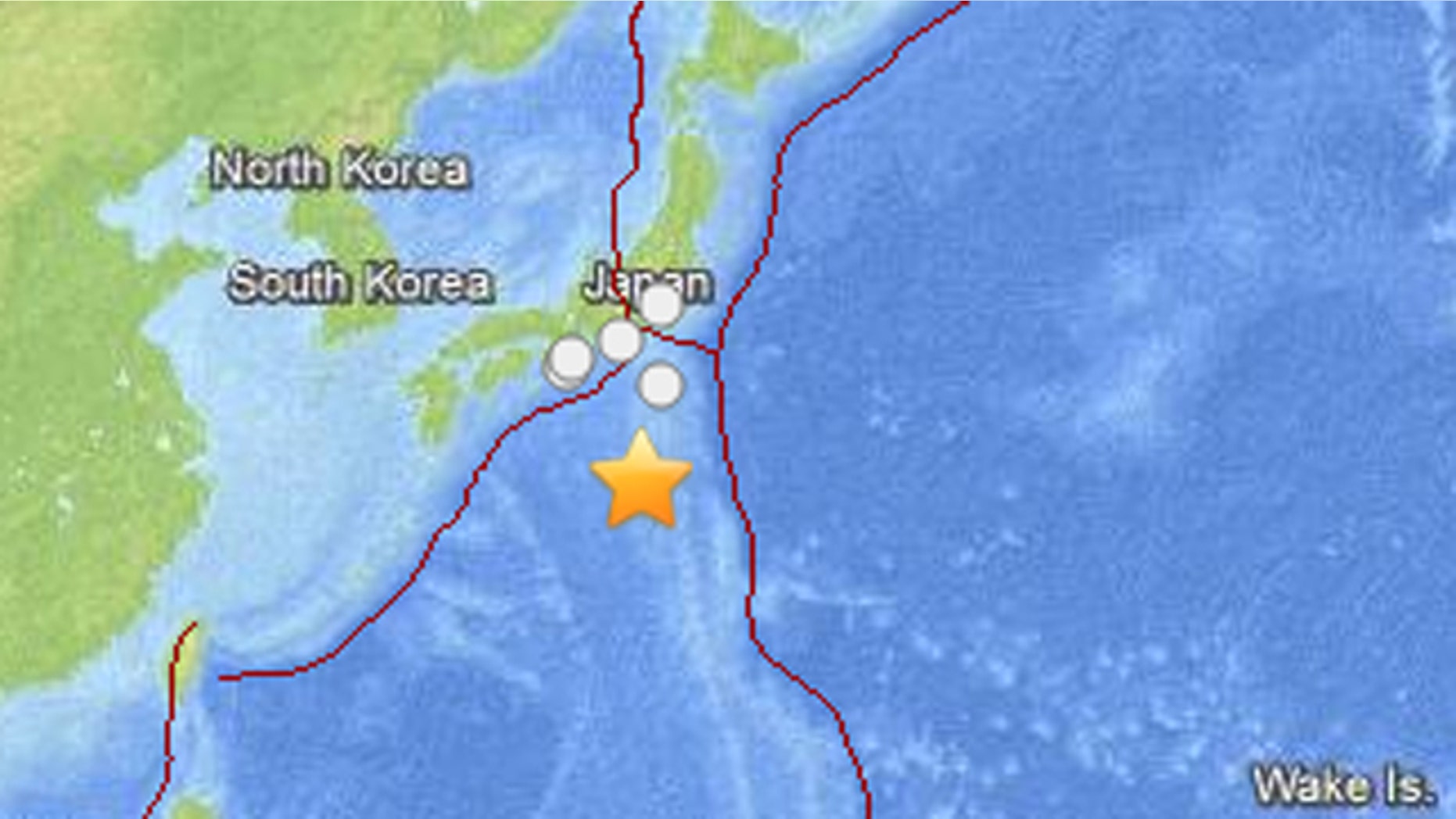 Sept. 3, 2013: A magnitude-6.5 earthquake strikes off the coast of Japan.