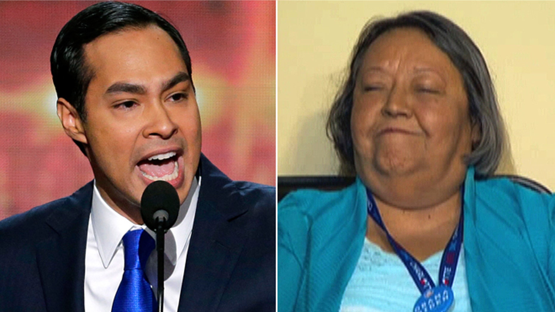 Sept. 4, 2012: San Antonio Mayor Julian Castro and his mother, Maria del Rosario Castro, at the Democratic National Convention in Charlotte, N.C.