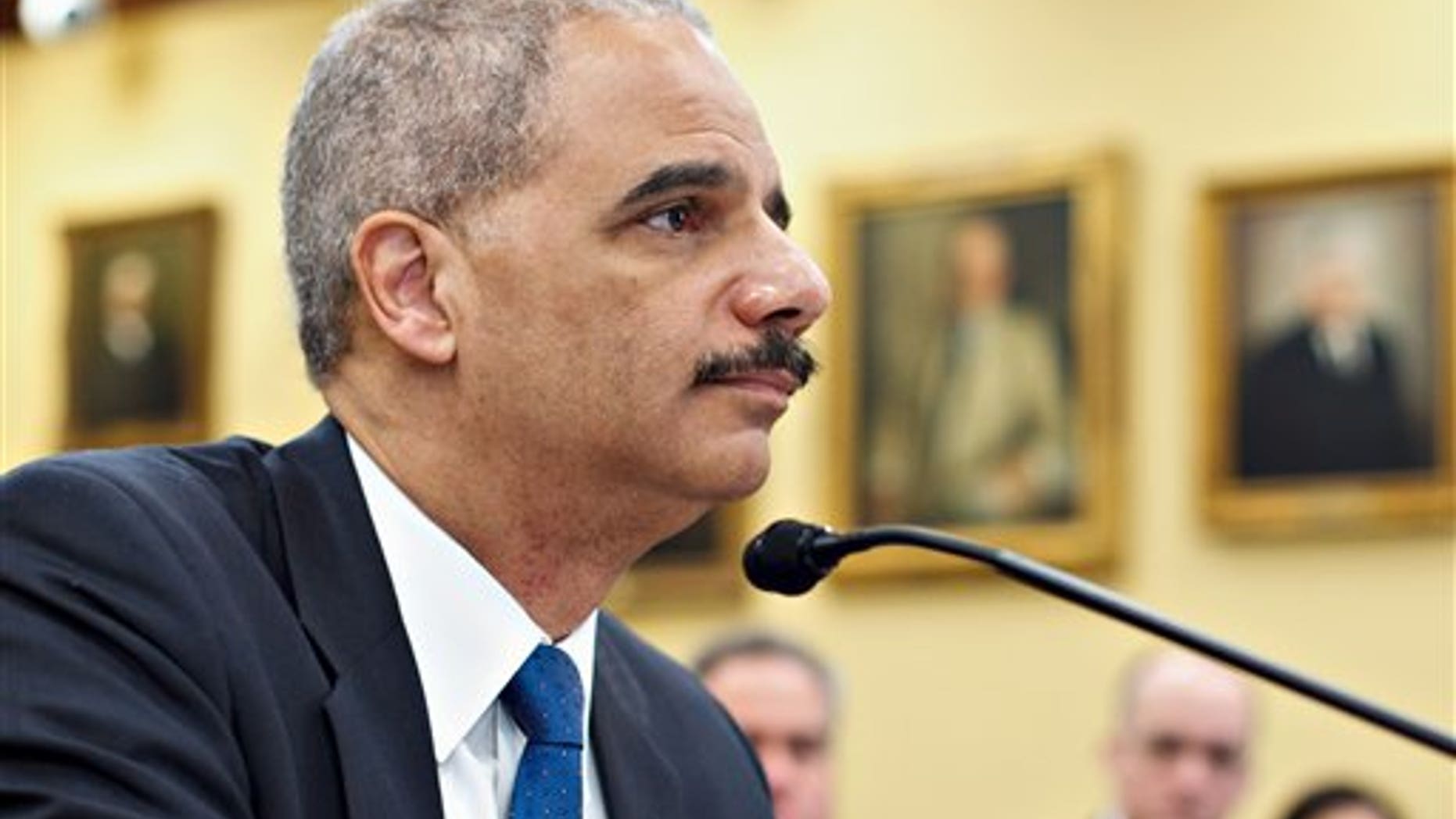 Feb. 28: Attorney General Eric Holder testifies on Capitol Hill in Washington before a House Appropriations subcommittee hearing.