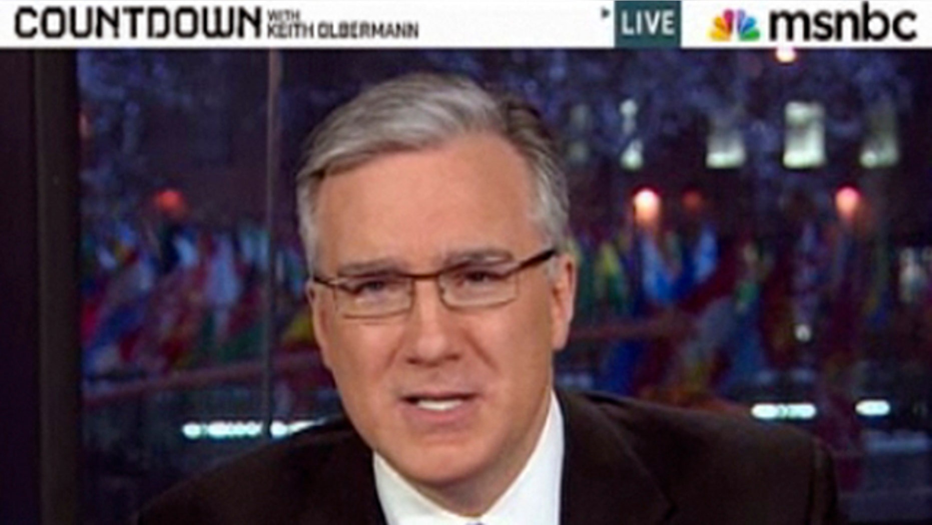 Jan. 21, 2011: Keith Olbermann on "Countdown" moments before he told viewers it was his last broadcast