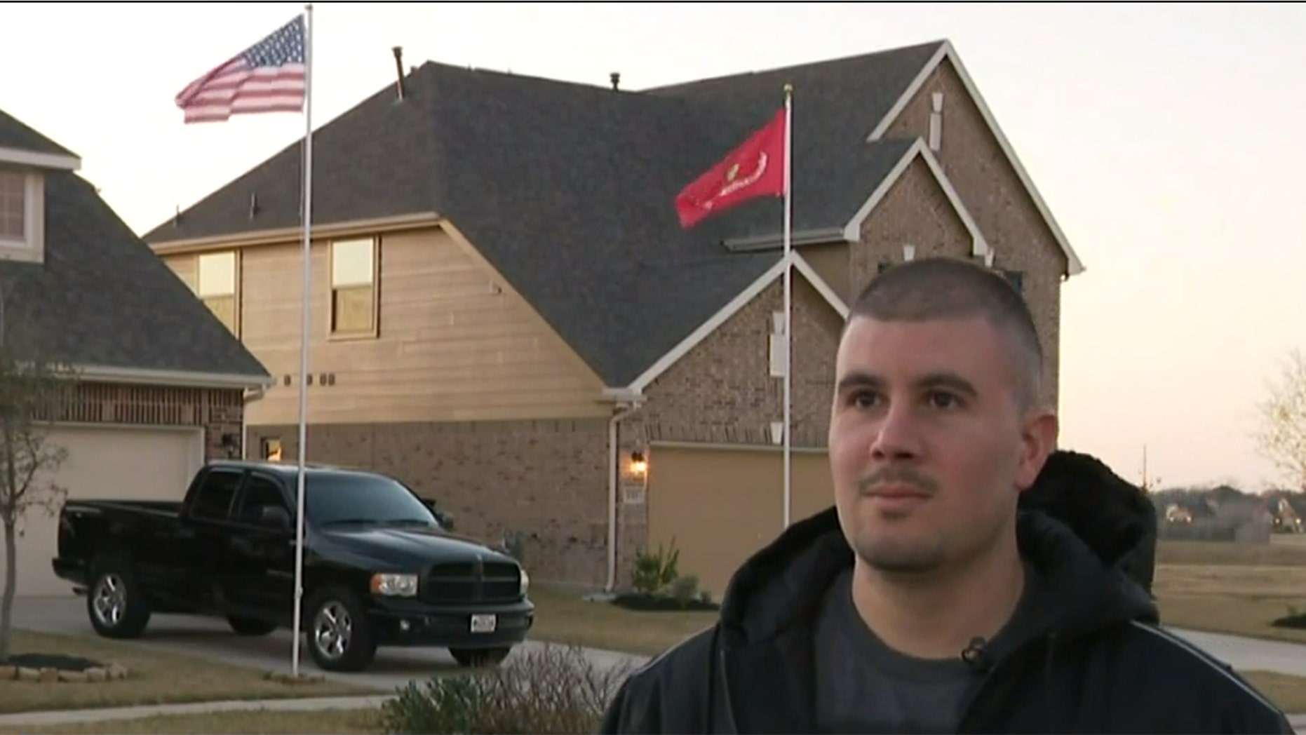 A Marine Corps veteran in Texas is fighting his homeowners association to let him fly his American and Marine Corps flags.