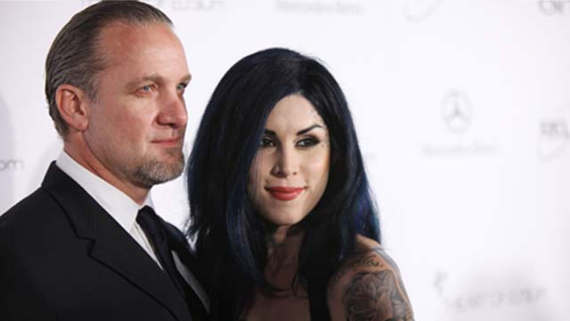 Jan. 15, 2011: TV personalities Jesse James (L) and Kat Von D attend the Art Of Elysium 'Heaven' Gala 2011 at The California Science Center Exposition Park in Los Angeles, Calif.