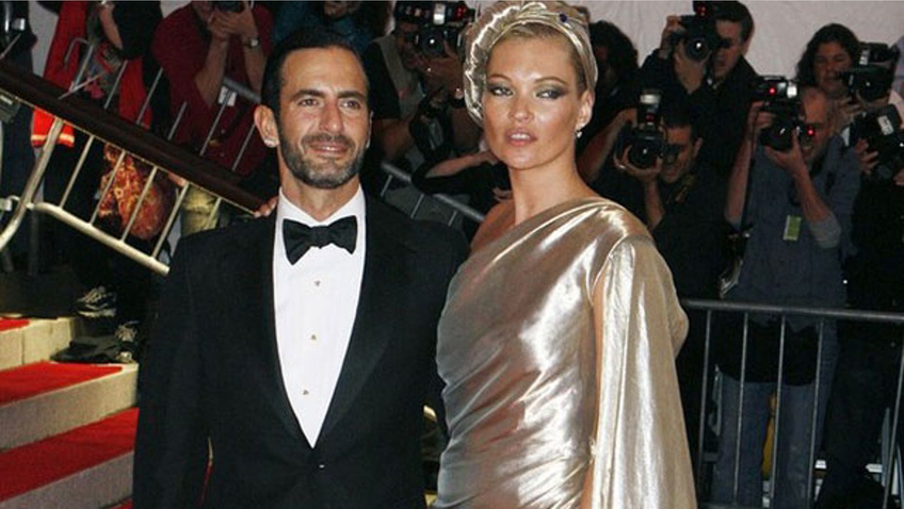Designer Marc Jacobs and super model Kate Moss.