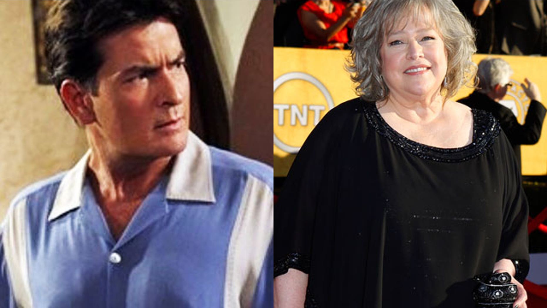 Kathy Bates will take on the role of Charlie Sheen's former character's ghost on 'Two and a Half Men'