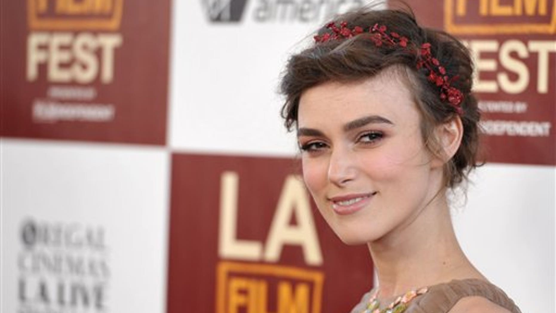 The actress Keira Knightley explained to 22 years old that she was suffering from mental depression.