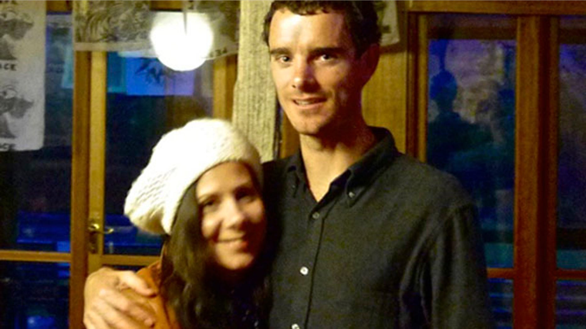 This undated photo shows Ross Langdon and his partner Elif Yavuz in Australia.