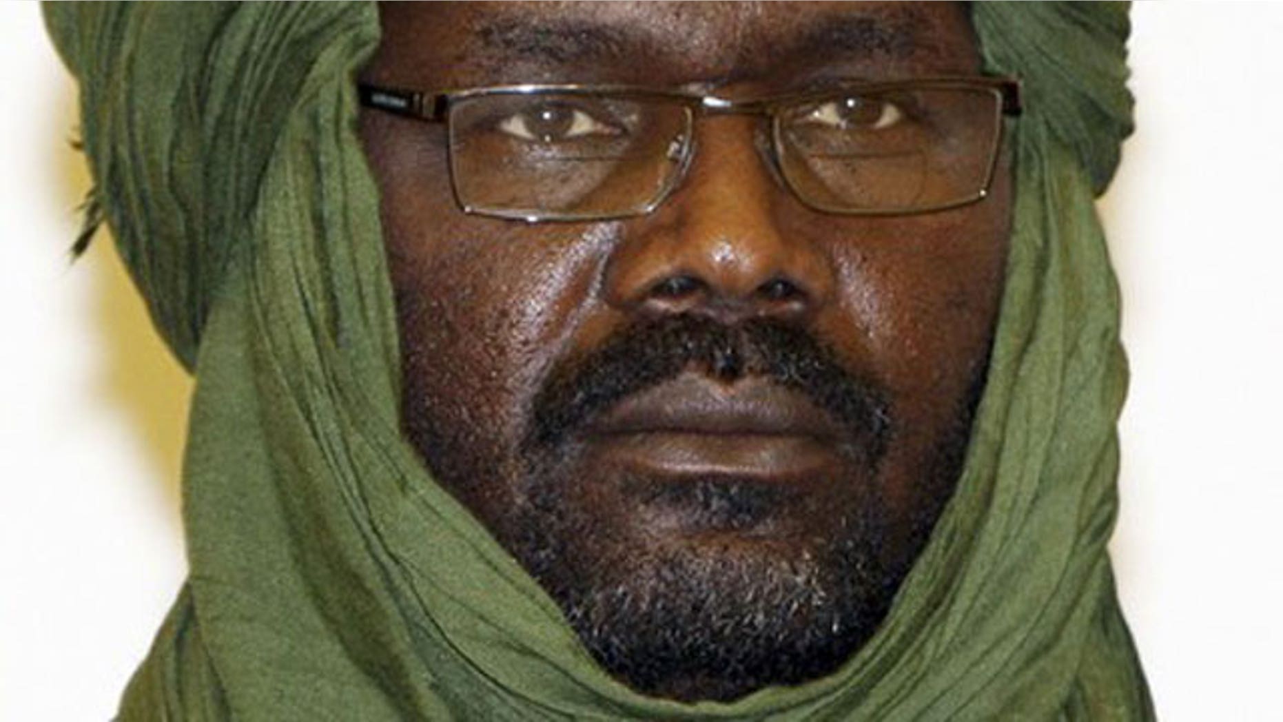 In this February 17, 2009 file photo Justice and Equality Movement (JEM) leader Khalil Ibrahim attends a news conference following peace talks in Doha. Sudan's armed forces claimed on December 25, 2011, to have killed Ibrahim.