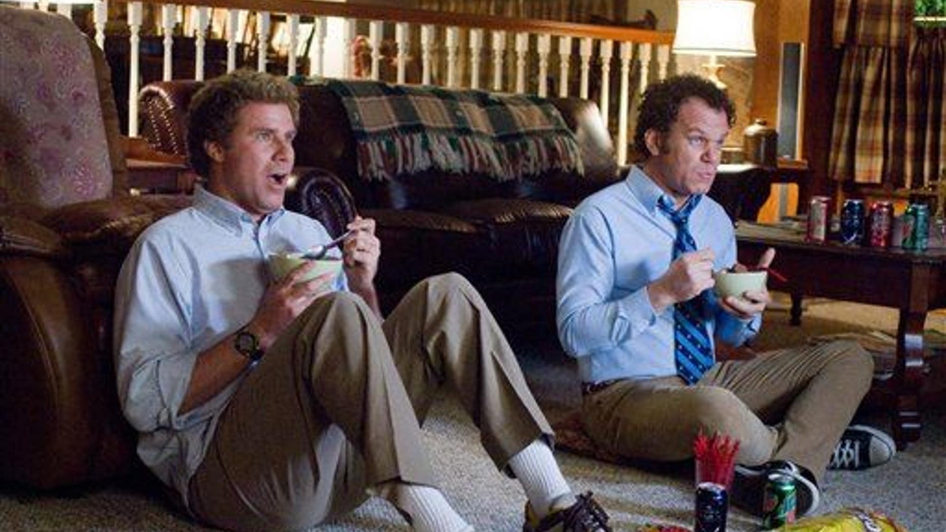 In this image released by Columbia Pictures, Will Ferrell, left, and John C. Reilly are shown in a scene from, "Step Brothers."
