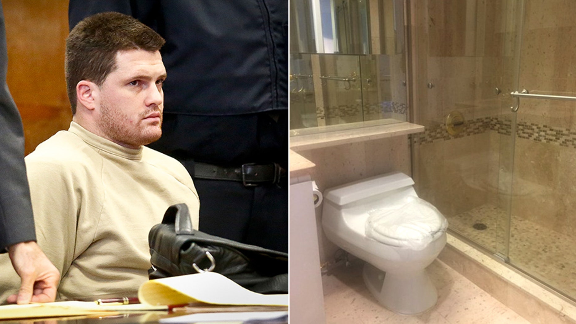 James Rackover is accused of murdering a party guest in an NYC apartment and trying to dismember him in the bathroom.