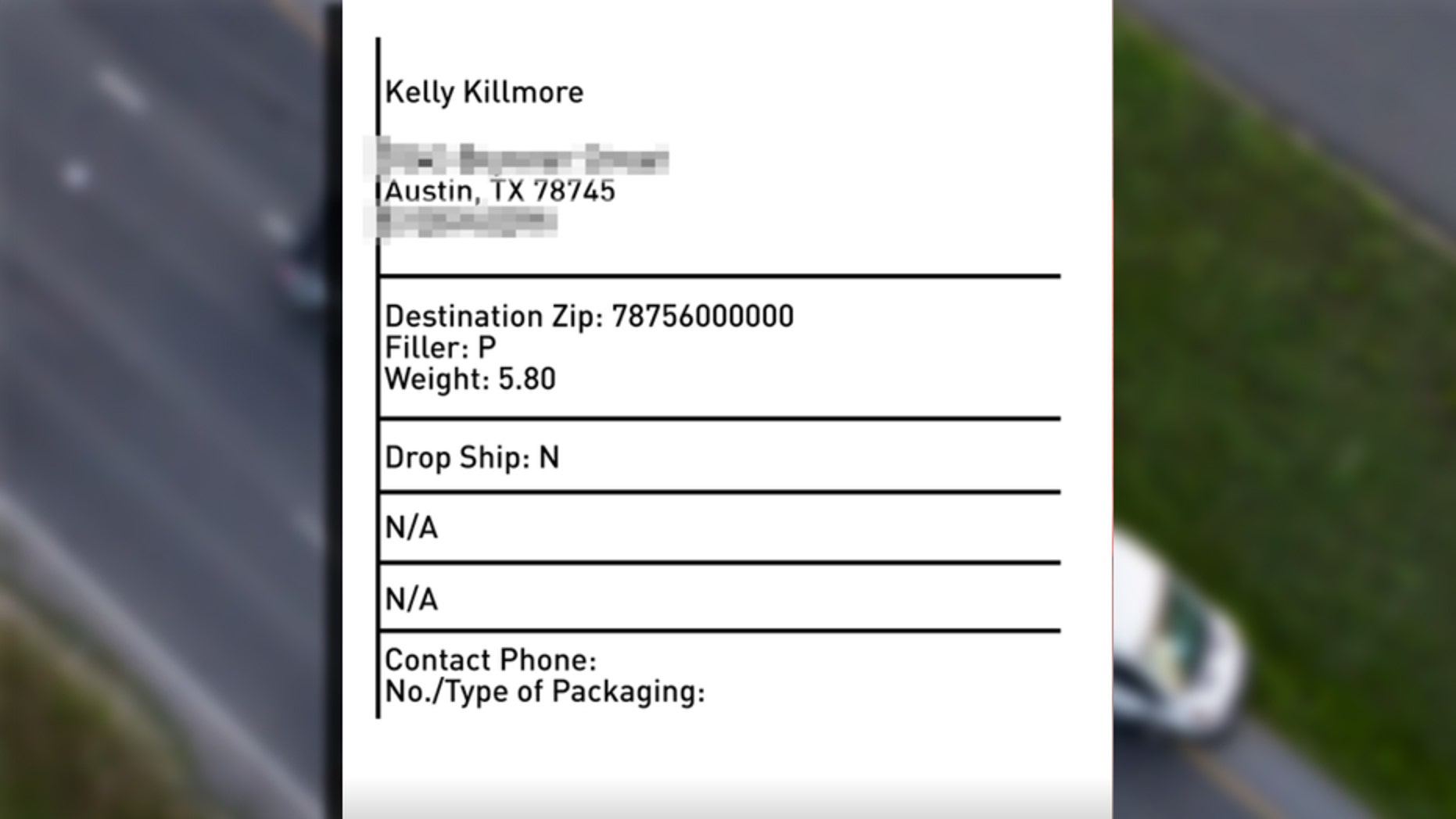 Mark Anthony Conditt, the suspect in the string of Texas bombings, reportedly used the fake name "Kelly Killmore" to mail explosive packages.