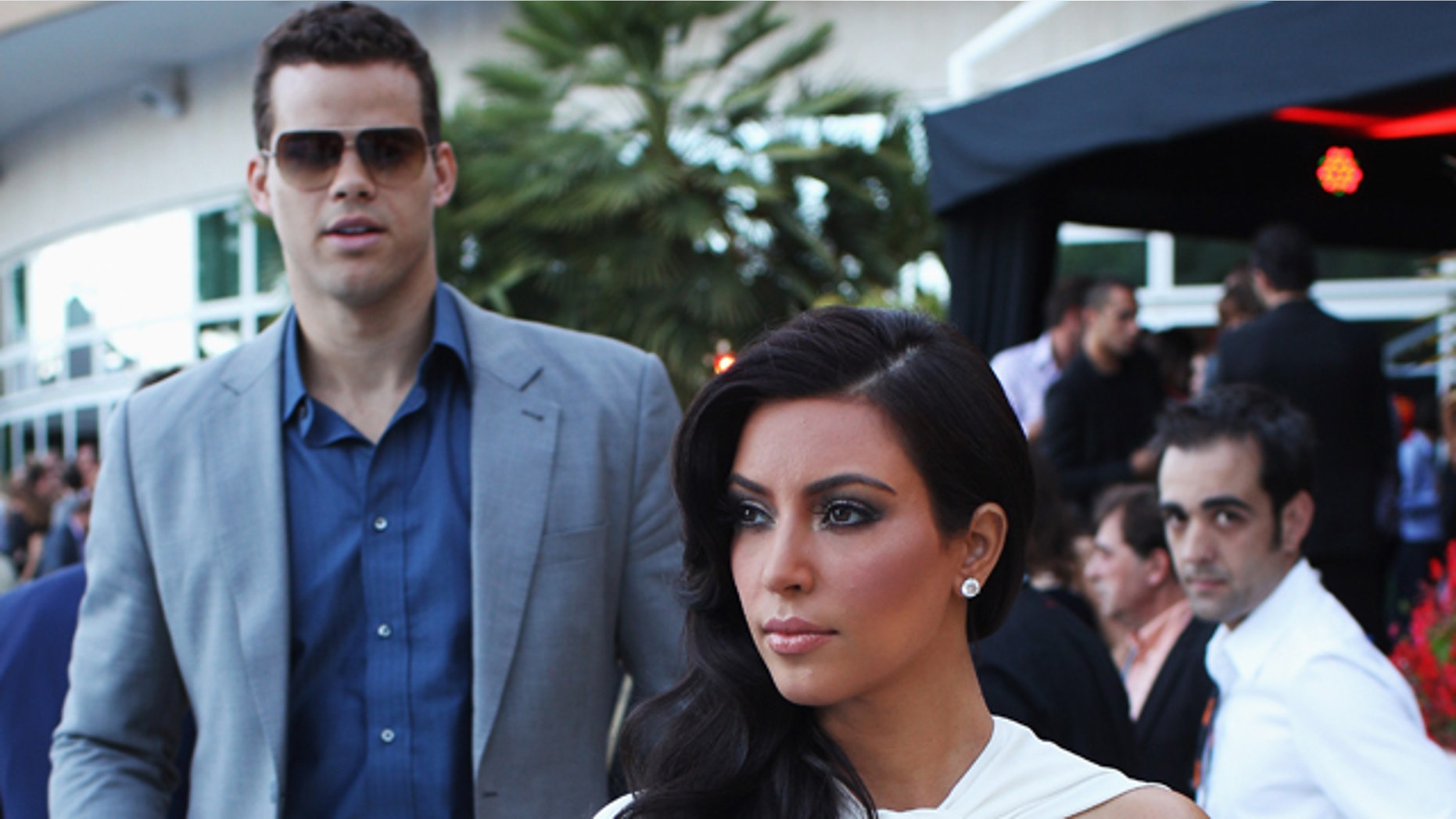 May 27, 2011: Kim Kardashian and Kris Humphries attend the Amber Fashion Show held at the Meridien Beach Plaza in Monte Carlo, Monaco.