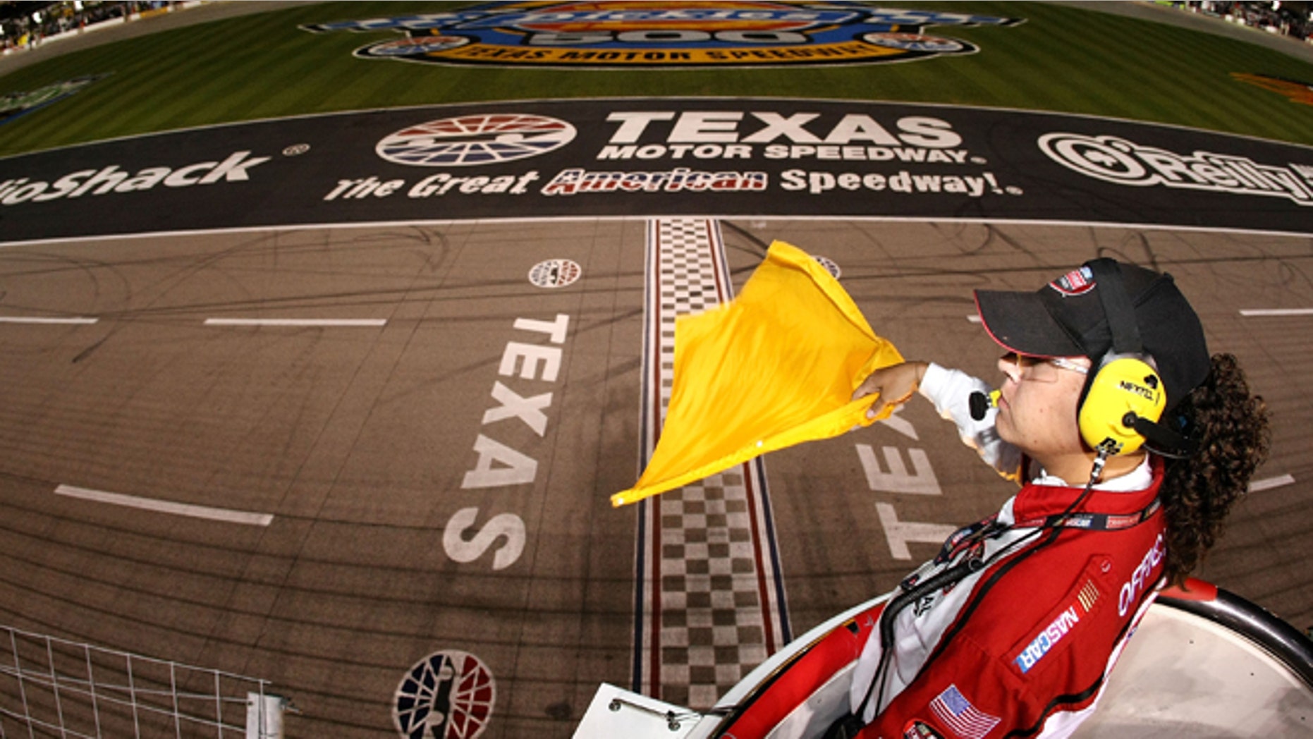 Kim Lopez in a 2007 file photo at Texas Motor Speedway.