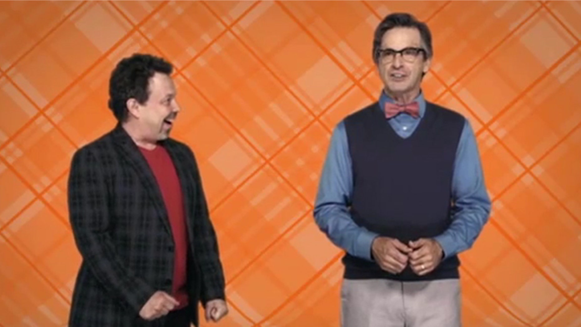 "King of the Nerds" hosts Curtis Armstrong and Robert Carradine.