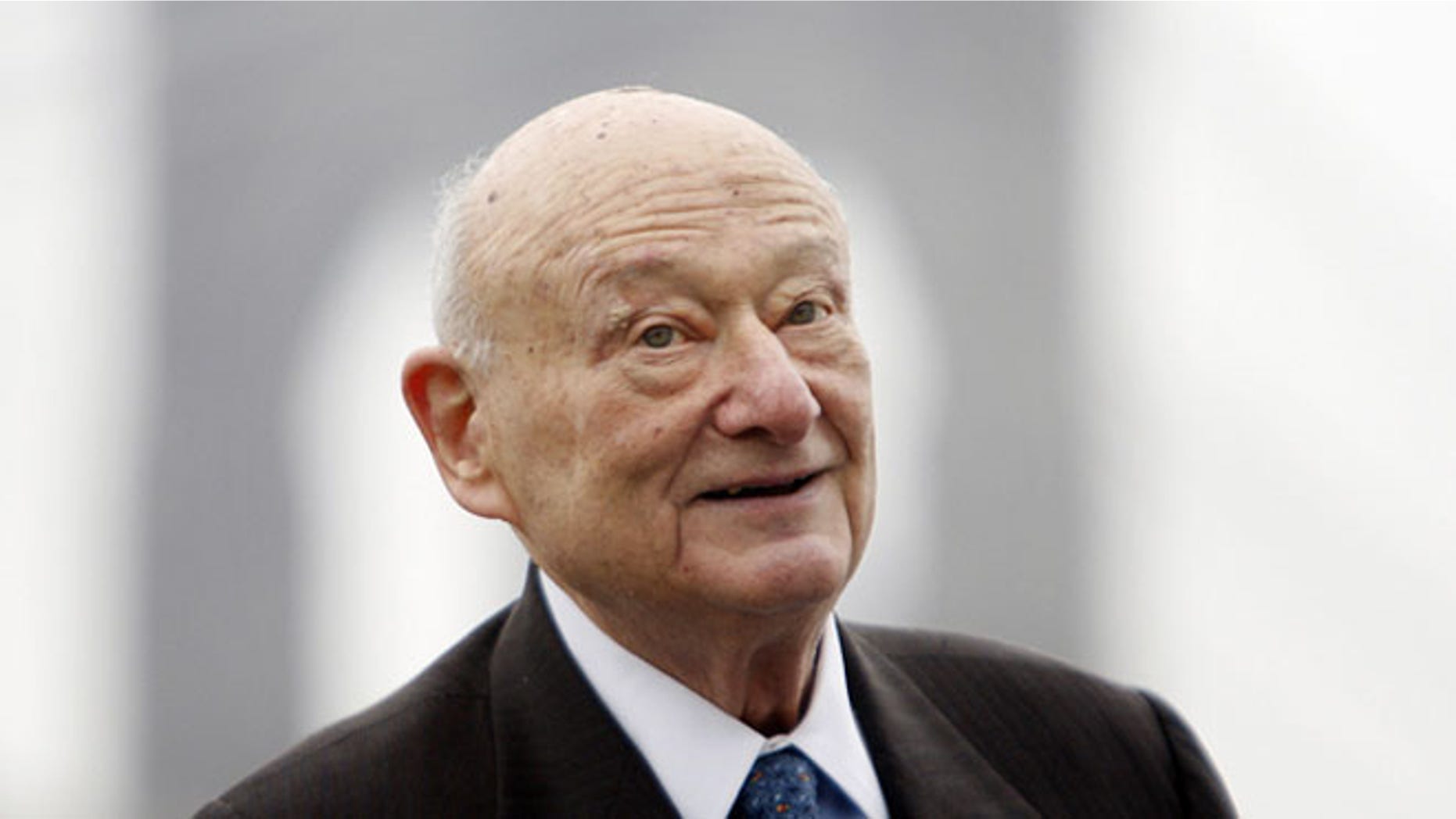 In this March 23, 2010 file photo, former New York Mayor Ed Koch speaks during a publicity event in New York. The FBI has for the first time released materials from its files on the former New York Mayor, who died earlier this year at age 88.