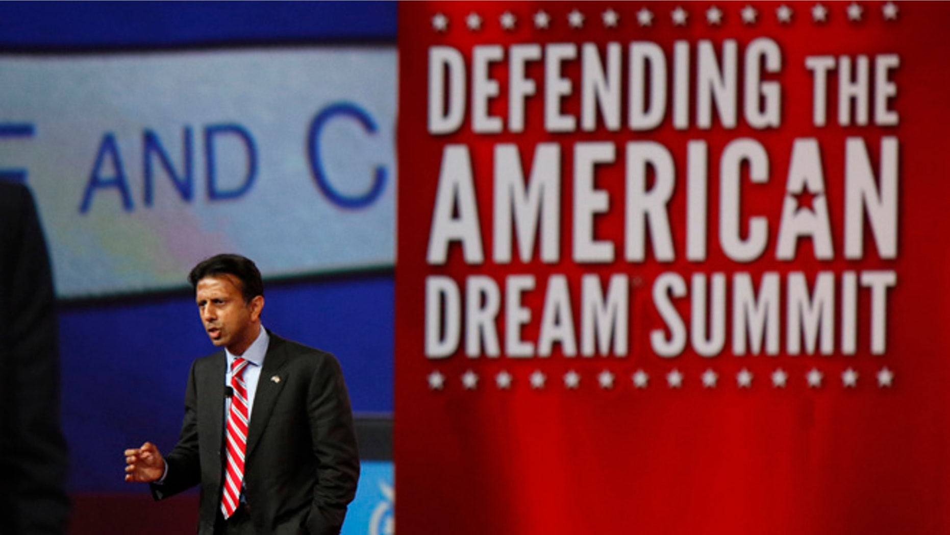 Aug. 21, 2015: GOP presidential candidate Bobby Jindal at Defending the American Dream summit by Americans for Prosperity, Columbus, Ohio.
