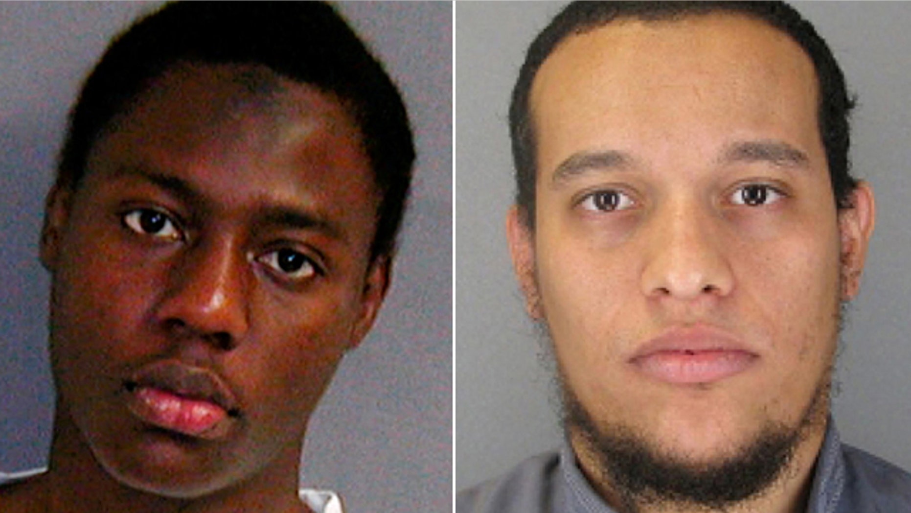 These photos show, at left, the so-called 'underwear bomber' Umar Farouk Abdulmutallab, and, at right, Paris massacre suspect Said Kouachi (Reuters/AP)