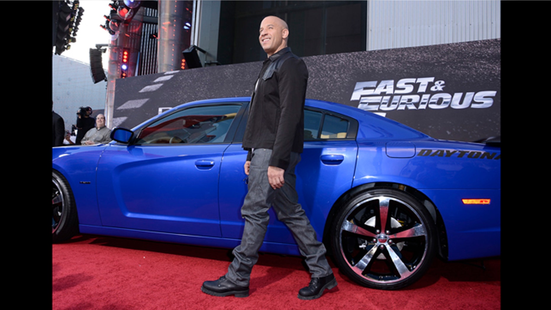 May 21, 2013: Actor Vin Diesel arrives at the LA Premiere of the "Fast & Furious 6" at the Gibson Amphitheatre in Universal City, Calif.