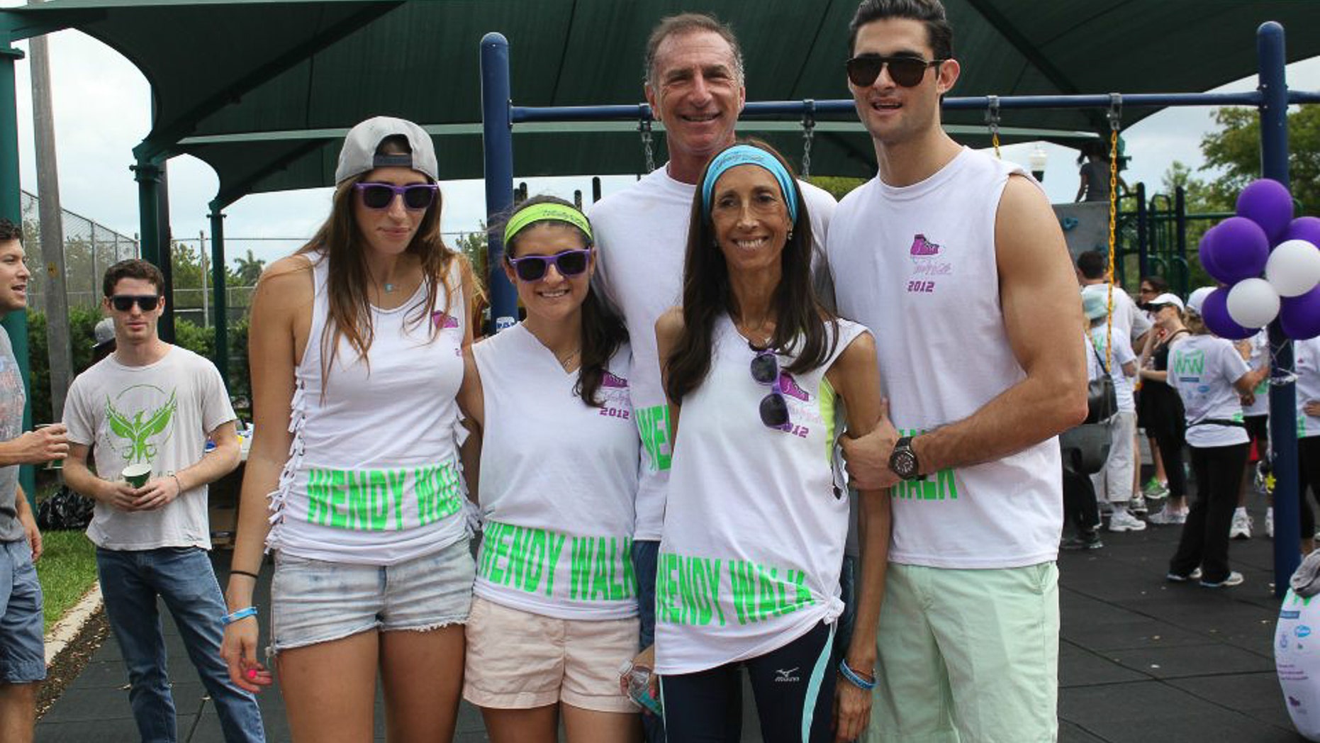 The Landes family participating in the Wendy Walk. (Image courtesy of WendyWalk.org)