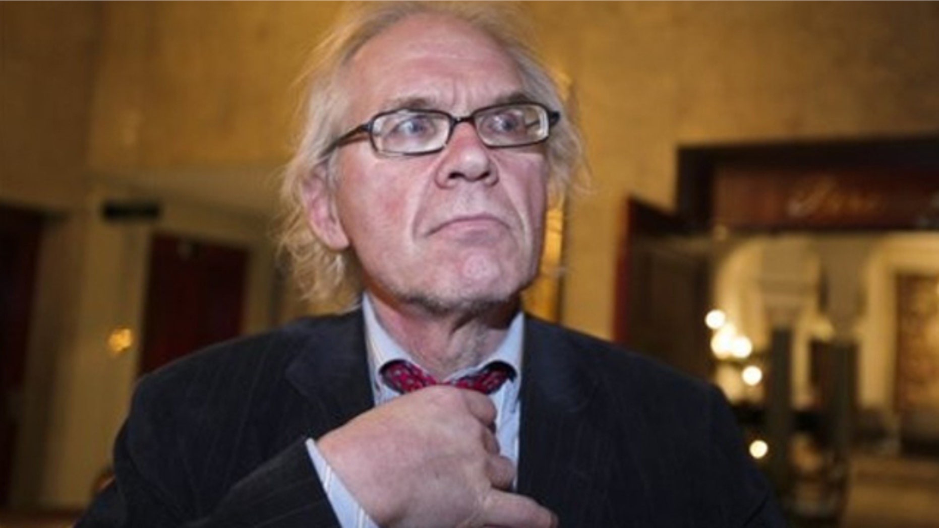 FILE 2010: Swedish artist Lars Vilks arrives to Grand hotel in Lund, Sweden.