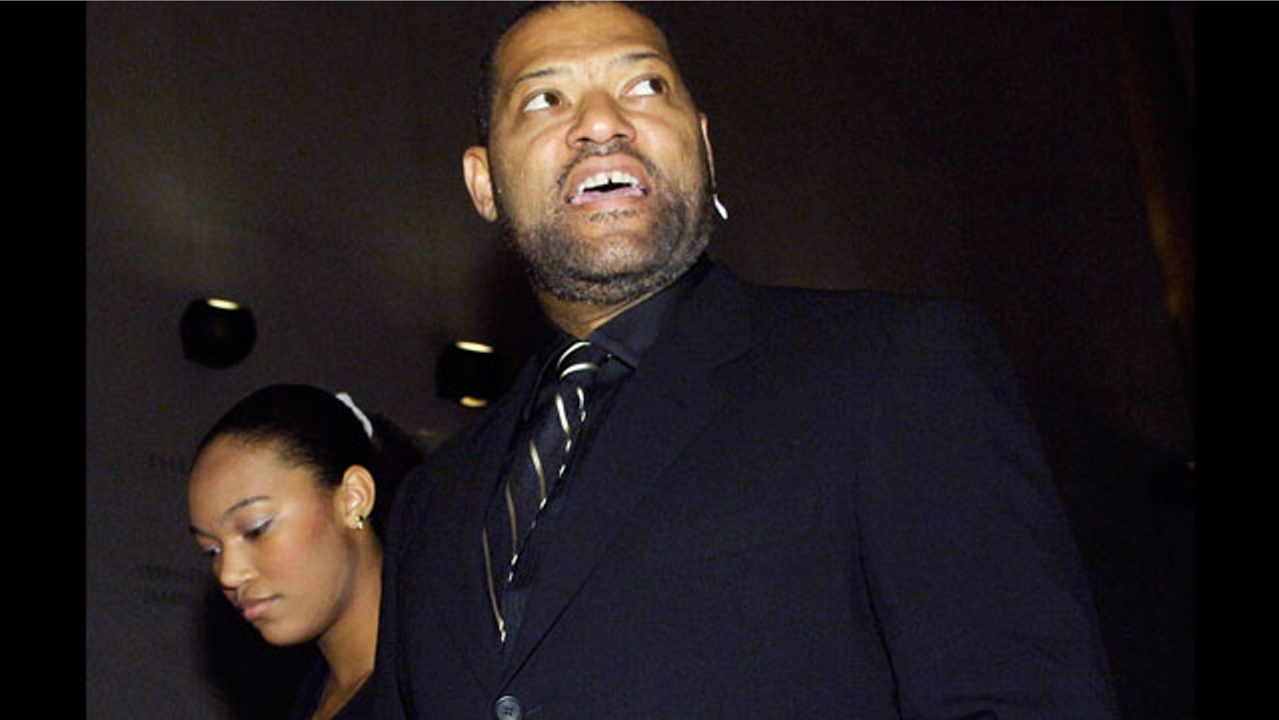 Laurence and Montana Fishburne, seen here in 2006 at a charity event.