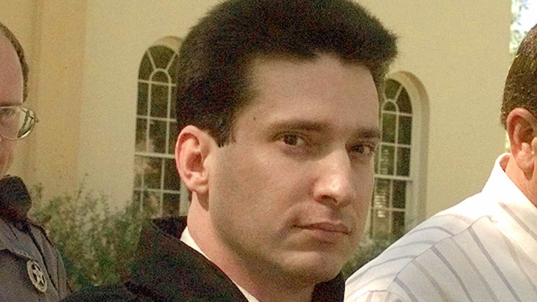 April 28, 1999: Lawrence Russell Brewer is led from the Jasper County courthouse following a change of venue hearing in his capital murder trial for the 1998 dragging death of James Byrd Jr., in Jasper, Texas.