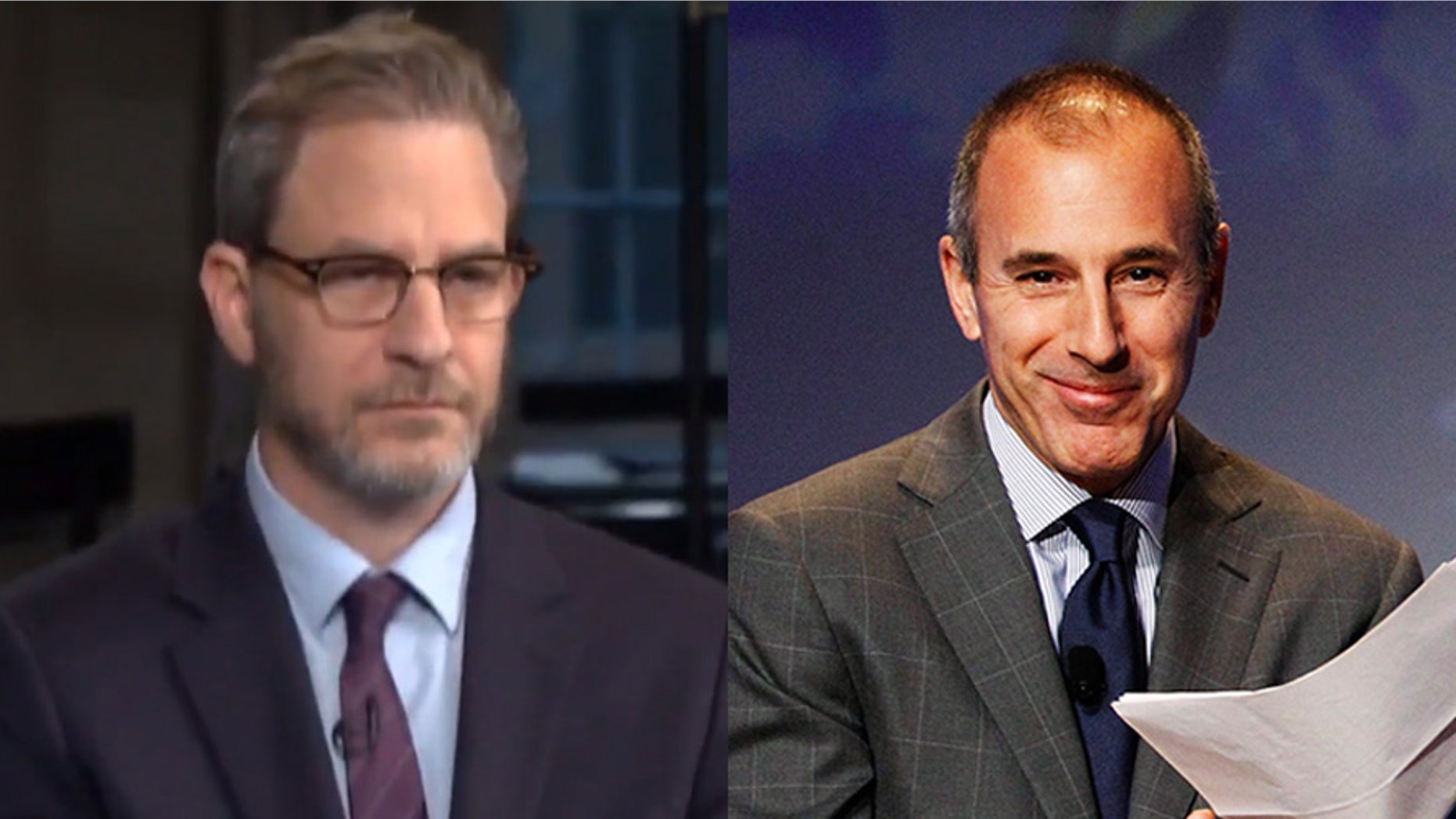 Attorney Ari Wilkenfeld (left) said during an interview on “Today” that his client is "living in constant fear" after accusing Matt Lauer (right) of “inappropriate sexual behavior."