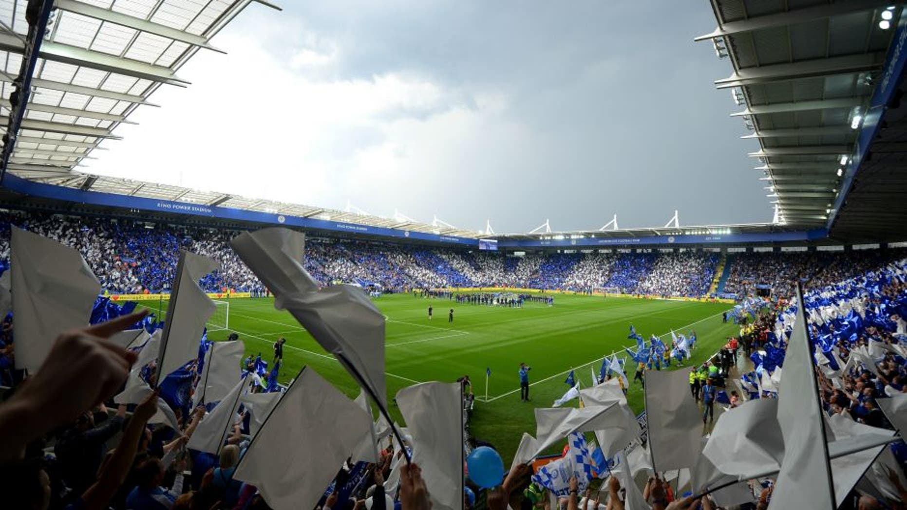 xxxx during the Barclays Premier League match between Leicester City and Everton at The King Power Stadium on May 7, 2016 in Leicester, United Kingdom.