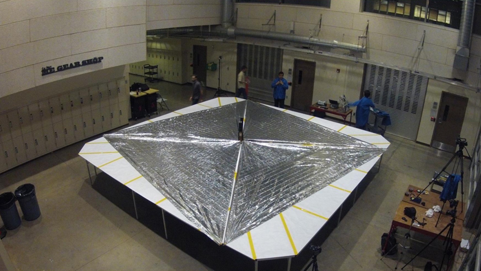 The Planetary Society's LightSail during its day-in-the-life test.