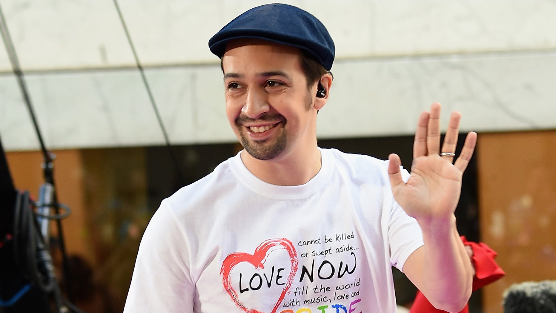 NEW YORK, NY - JULY 11: Lin-Manuel Miranda performs on NBC's "Today" at Rockefeller Plaza on July 11, 2016 in New York City. (Photo by Jamie McCarthy/Getty Images)