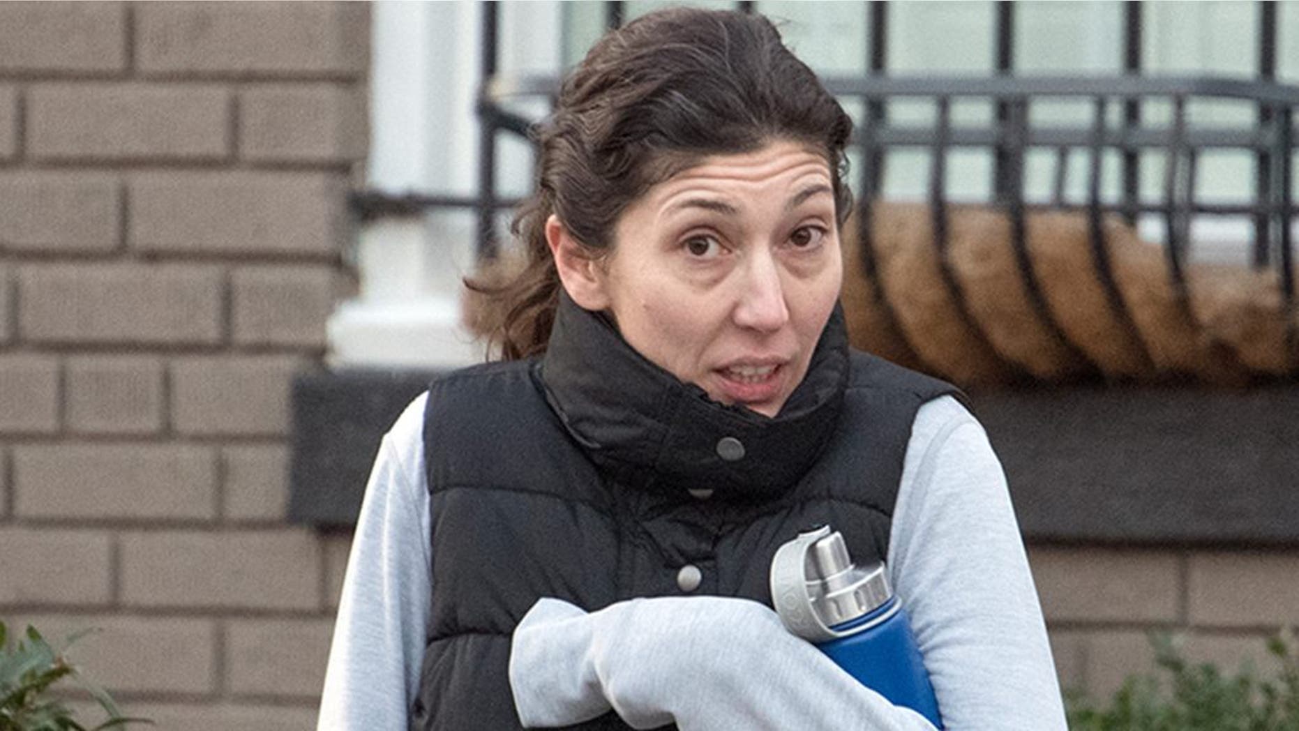 Lisa Page outside her Capitol Hill home in Washington, DC on Wednesday, January 25, 2018. Credit: Ron Sachs / CNP (RESTRICTION: NO New York or New Jersey Newspapers or newspapers within a 75 mile radius of New York City) - NO WIRE SERVICE - Photo by: Ron Sachs/picture-alliance/dpa/AP Images