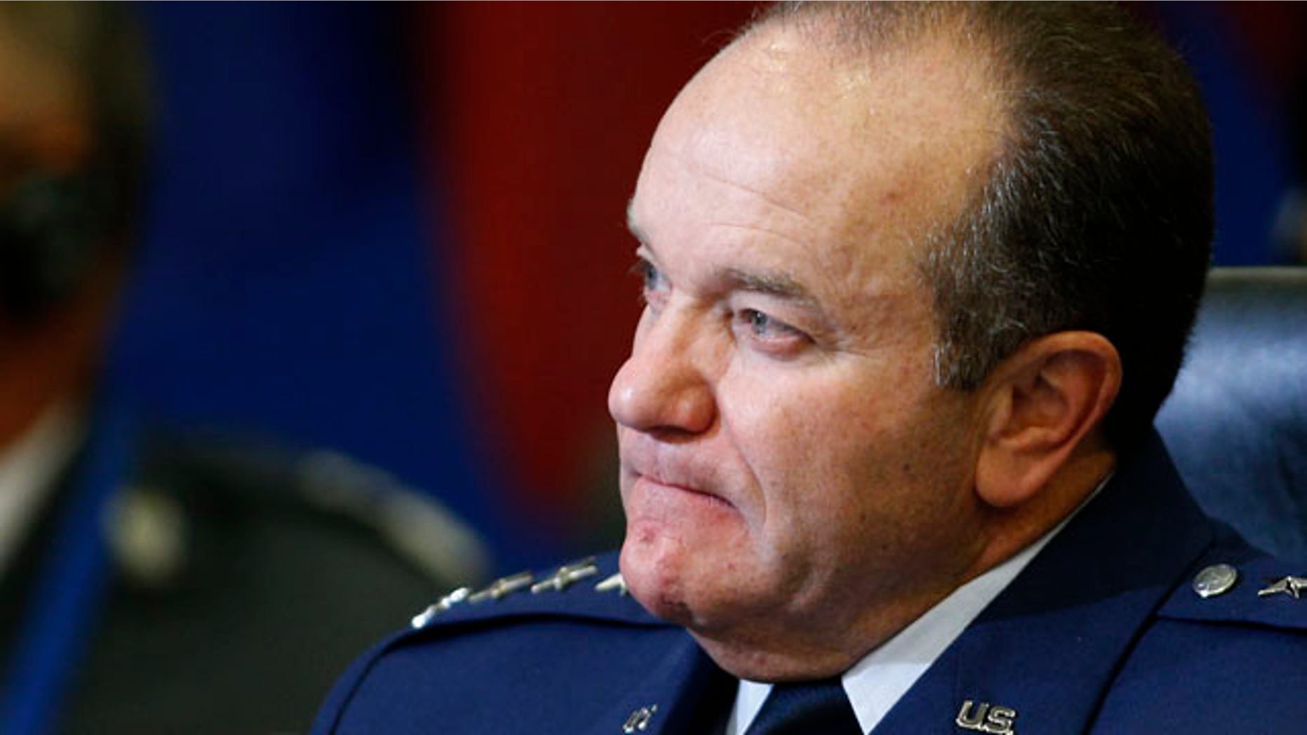 September 20, 2014: NATO's Supreme Allied Commander, Europe or SACEUR, U.S. Gen. Philip M. Breedlove attends NATO Military Committee Conference in Vilnius, Lithuania. (AP Photo/Mindaugas Kulbis)