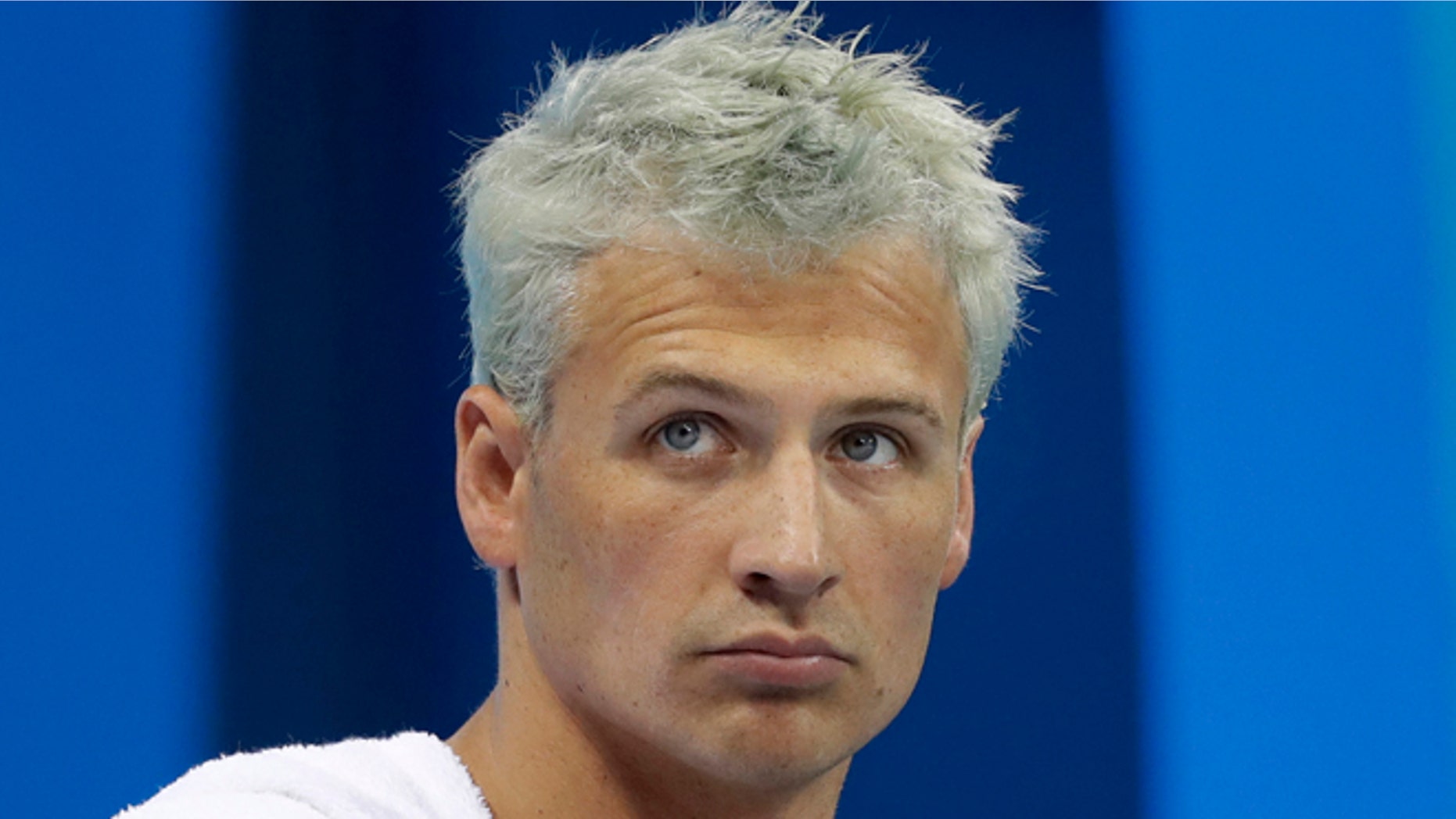 United States' Ryan Lochte prepares before a men's 4x200-meter freestyle heat during the swimming competitions at the 2016 Summer Olympics, Tuesday, Aug. 9, 2016, in Rio de Janeiro, Brazil. (AP Photo/Michael Sohn)