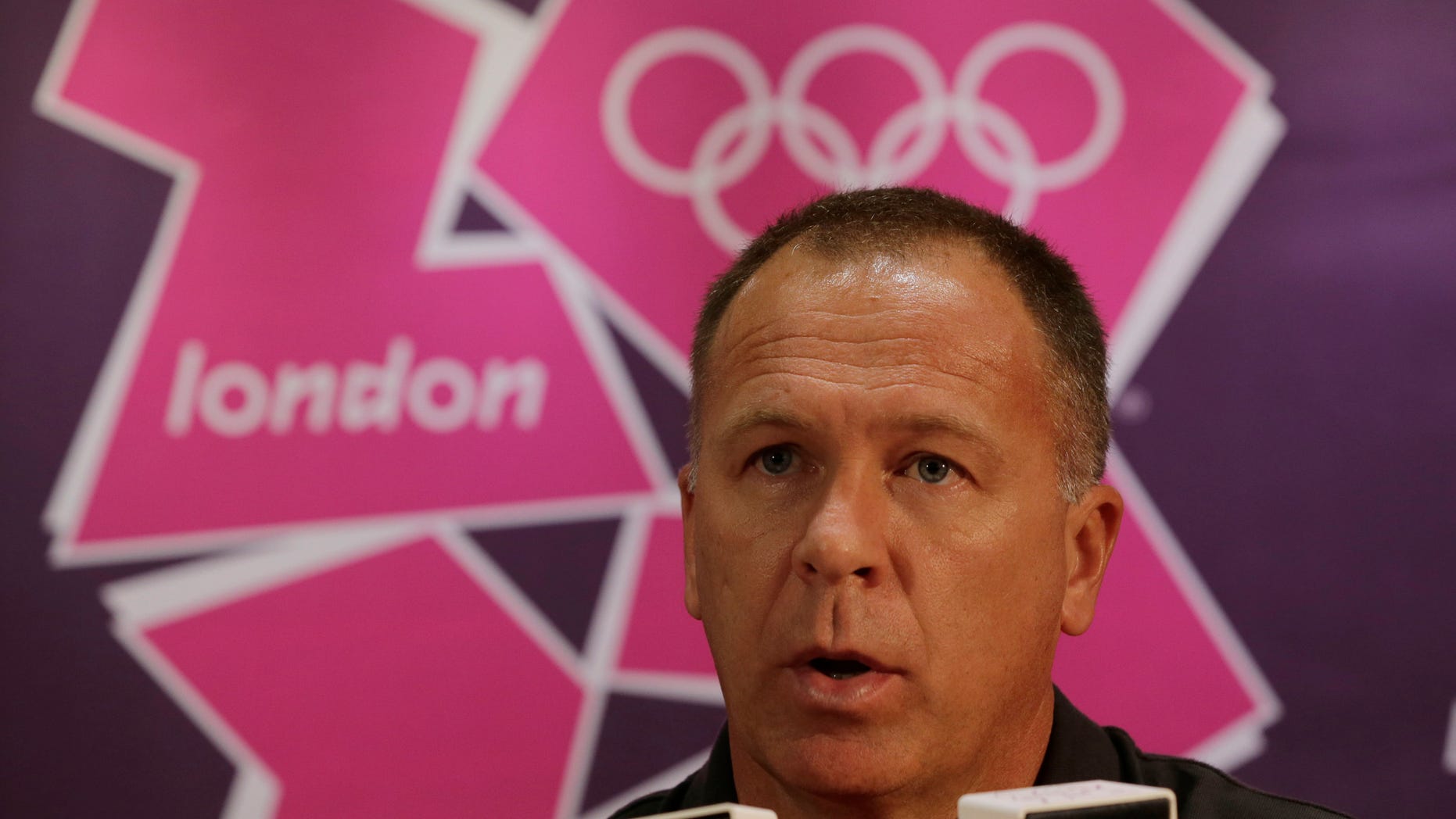 July 24, 2012: Mano Menezes, head coach for the Brazilian men's soccer team talks to reporters during a press conference at the Millennium stadium, in Cardiff, Wales ahead of the 2012 Summer Olympics.