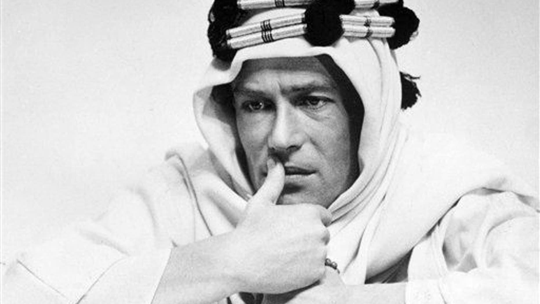 In this 1961 file photo, actor Peter O'Toole is shown in the title role in the film "Lawrence of Arabia.���