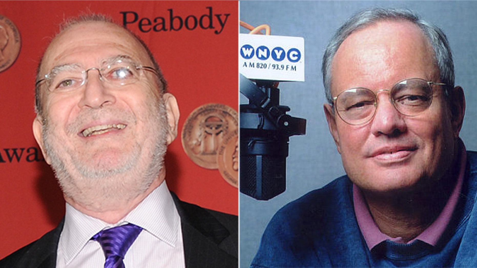 WNYC host's Leonard Lopate (left) and Johnathan Schwartz have been put on leave.