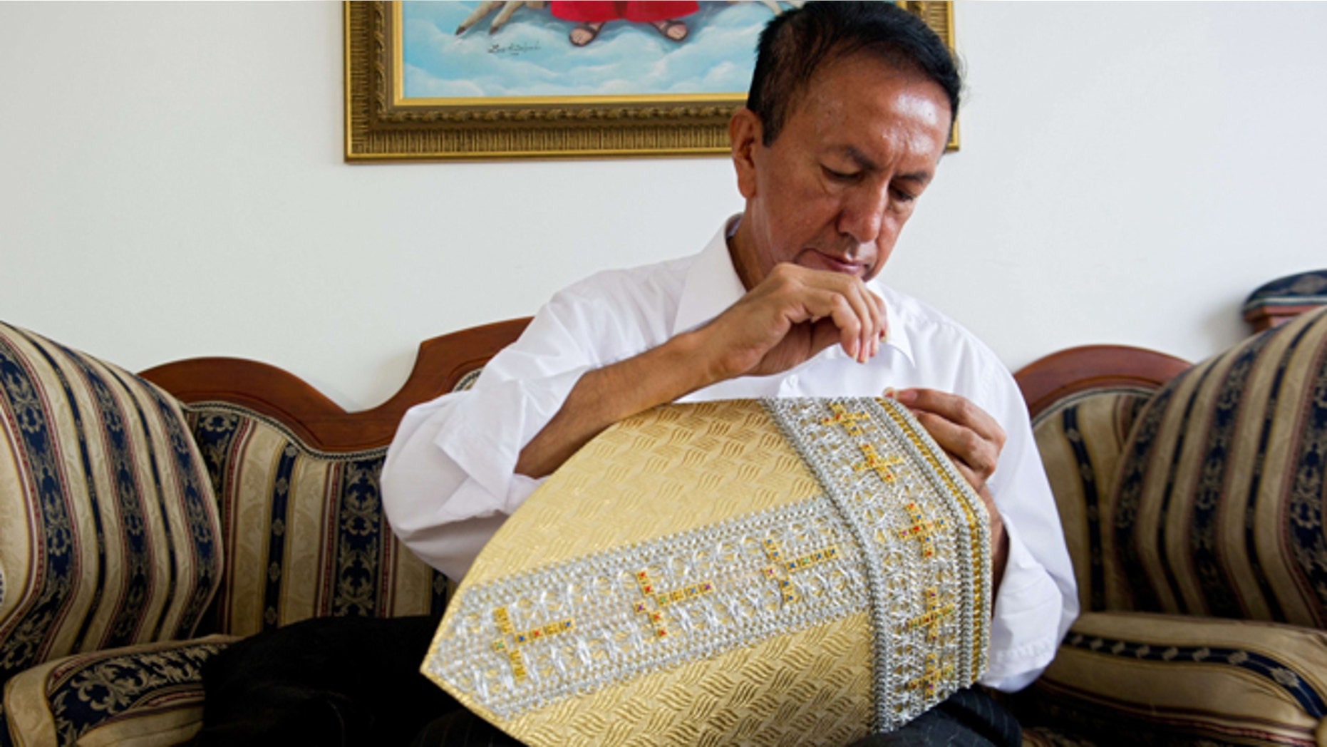 Luis Abel Delgado was the tailor to Pope Benedict XVI.