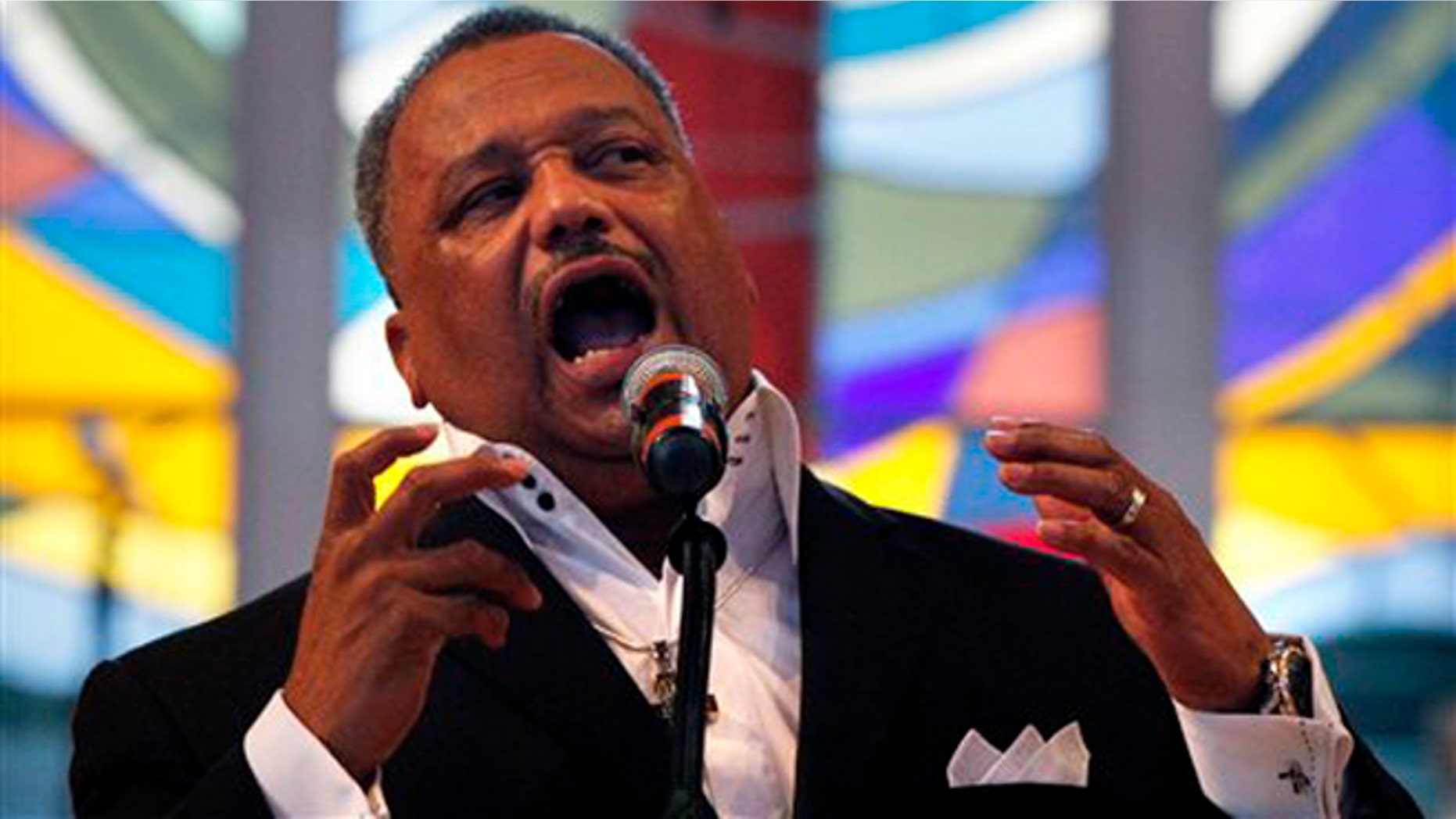 June 3, 2012: Rev. Fred Luter, pastor of the Franklin Ave. Baptist Church, delivers a sermon during Sunday Services at the Church in New Orleans.